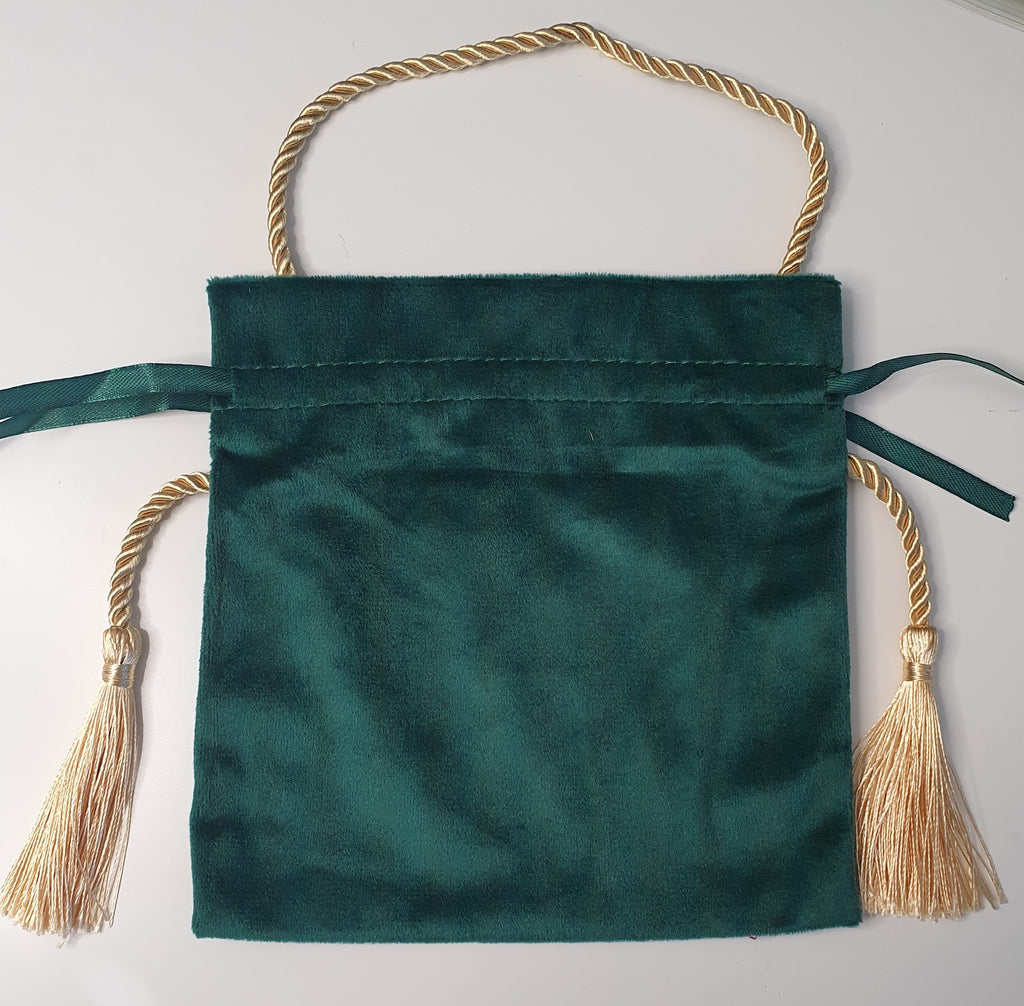 Velvet drawstring bag