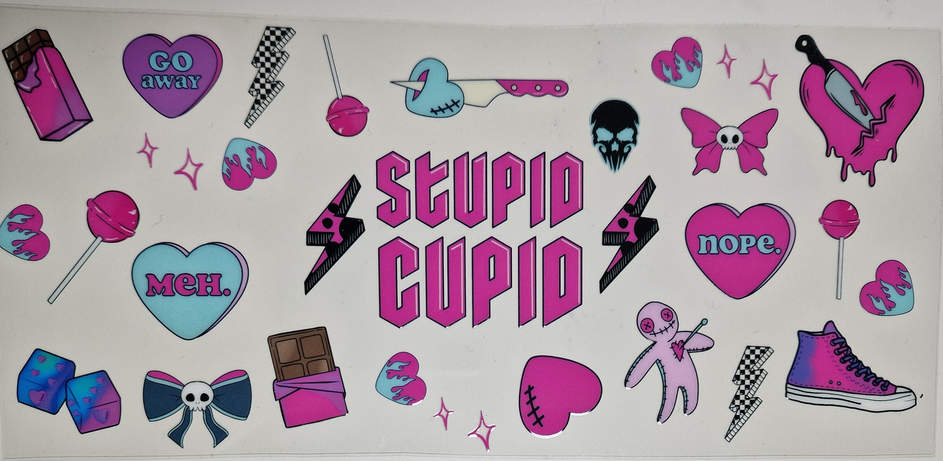 16 Oz Libbey Can Stupid Cupid