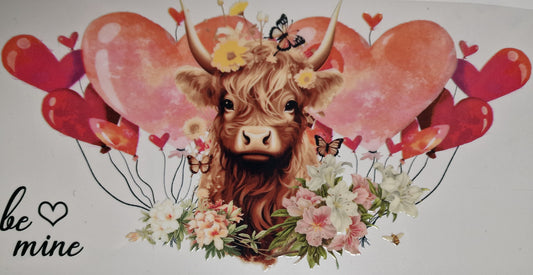 16 Oz Libbey Can Be mine Highland cow
