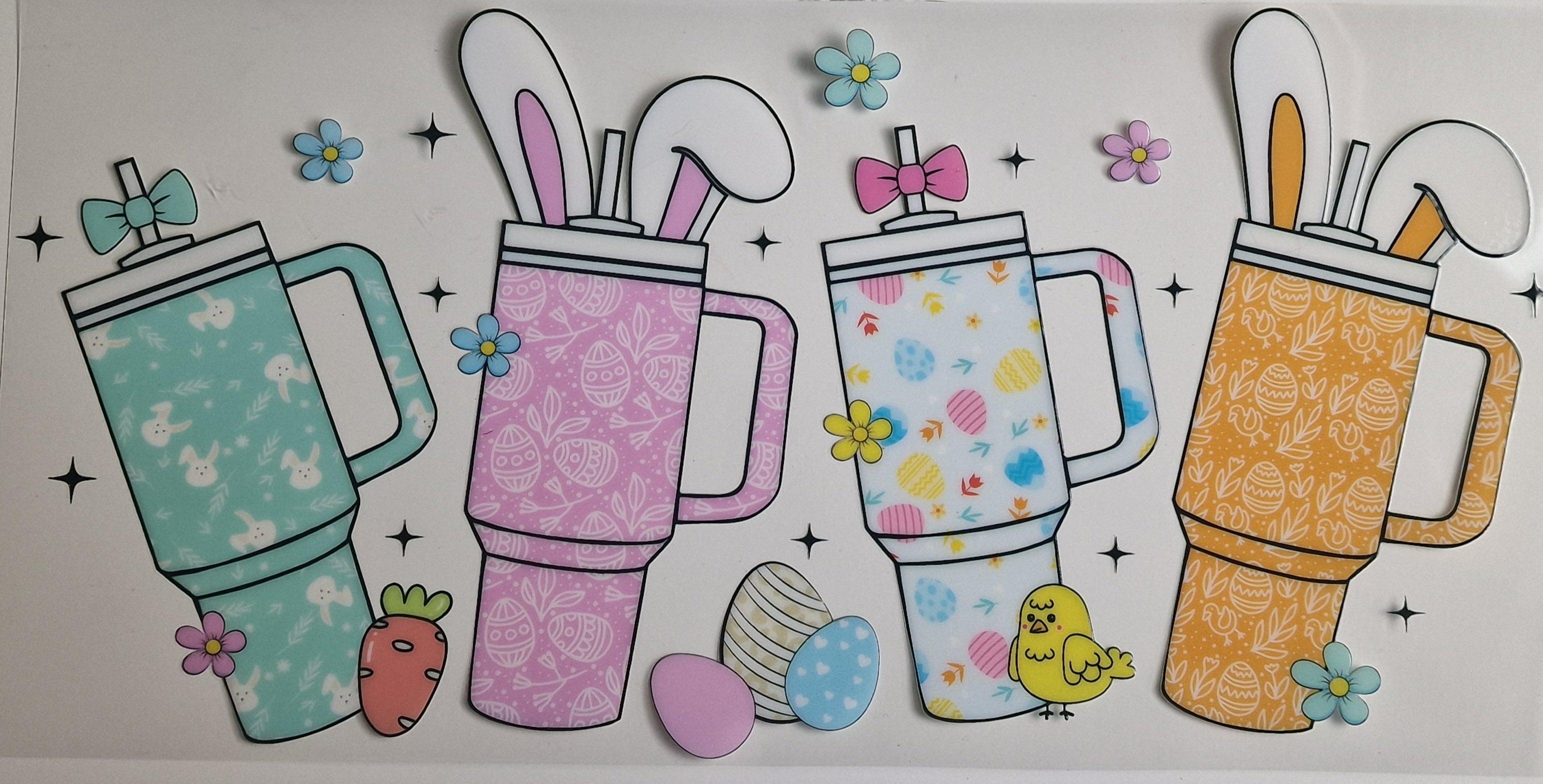 16oz Libbey Easter Stanleys UVDTF