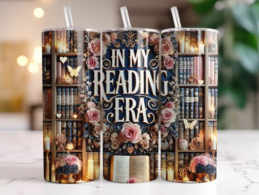 In my reading era  20 oz tumbler sublimation print