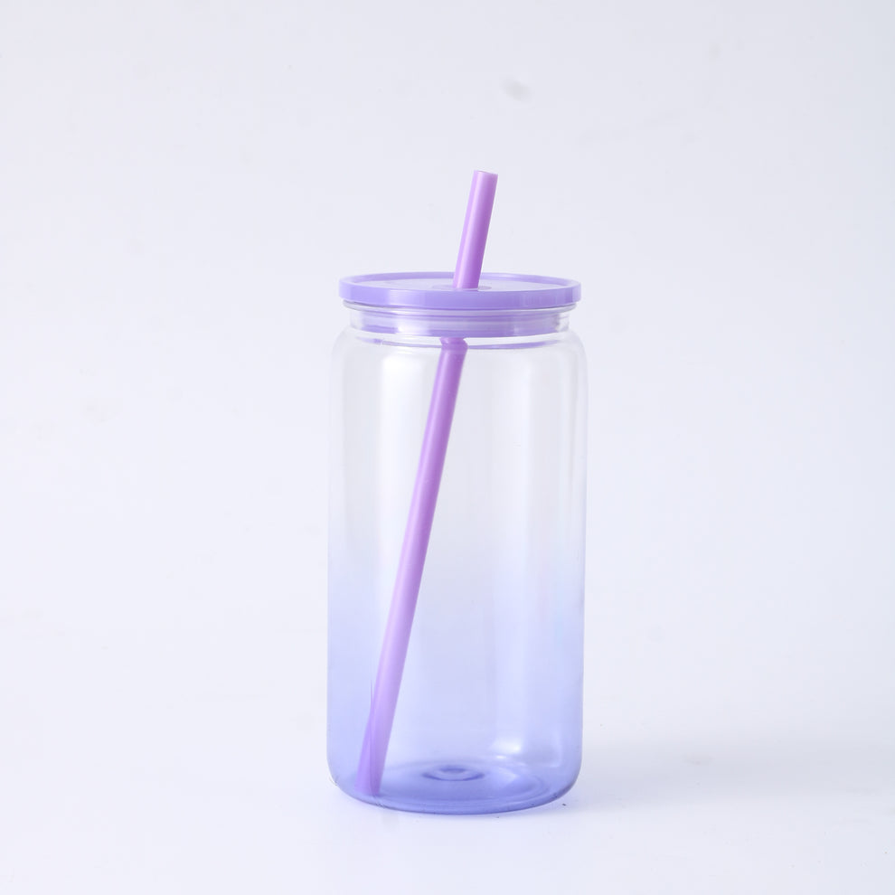 16oz Ombre Plastic Libbey Can - Wraps and Blanks