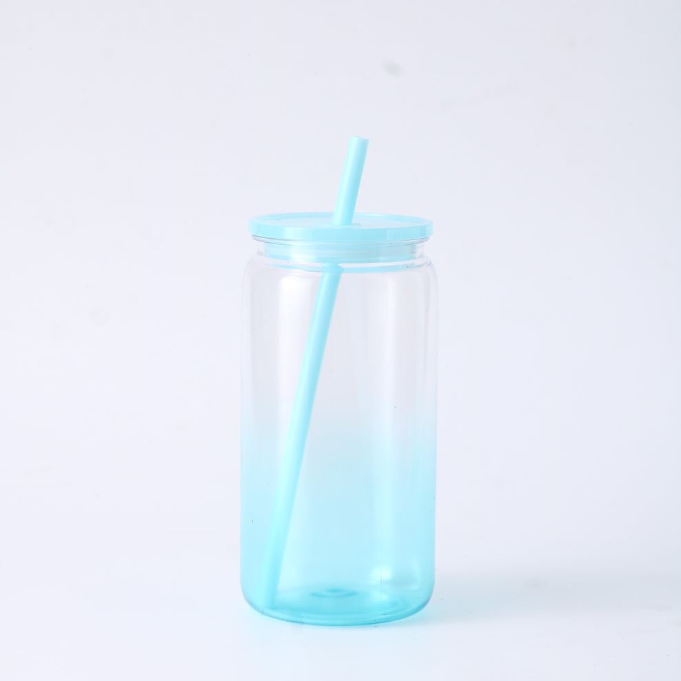 16oz Ombre Plastic Libbey Can - Wraps and Blanks