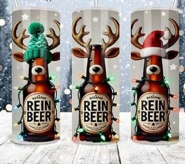 Reinbeer 20 oz tumbler sublimation print