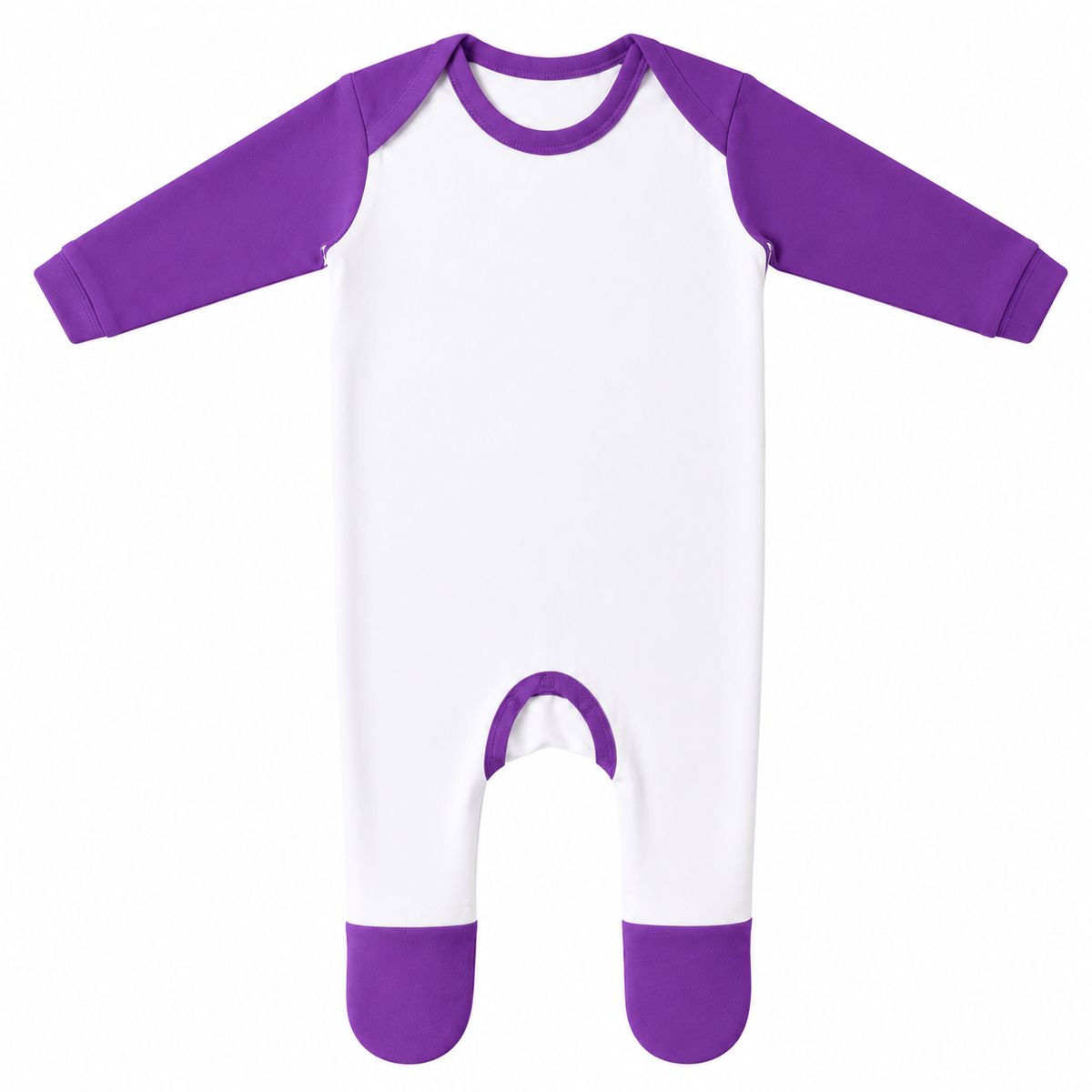 Purple Block sublimation rompers