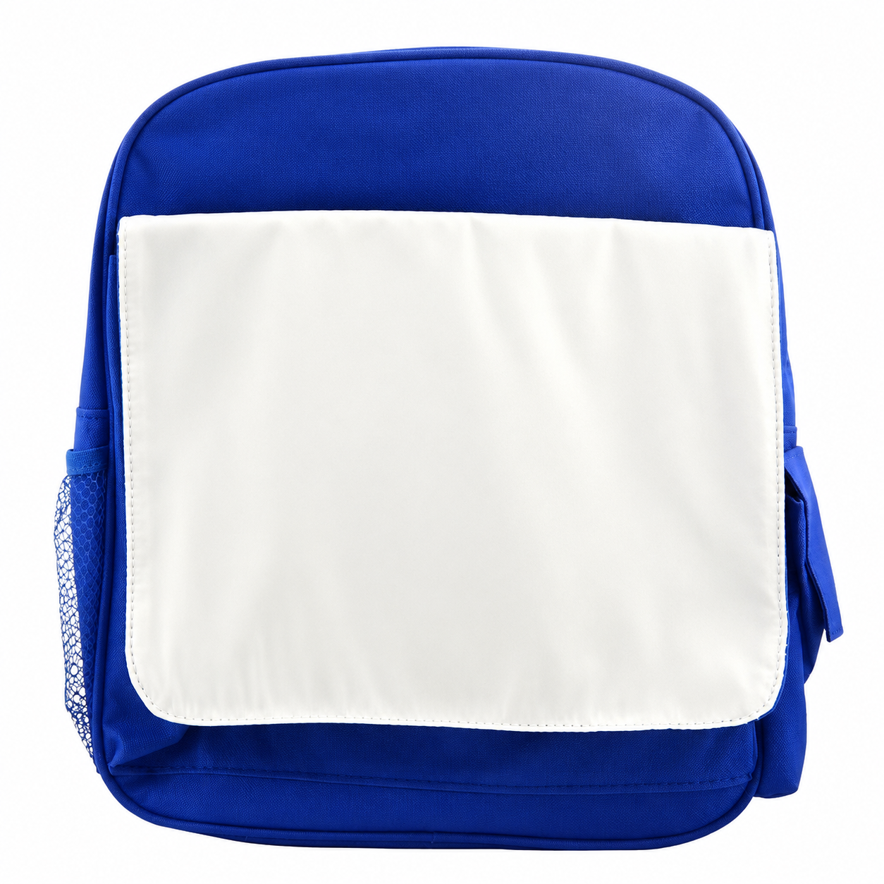 Kids blue backpack with sublimation panel