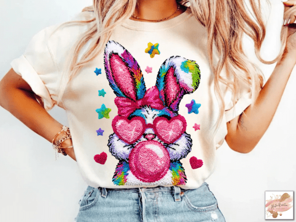 Cool Bunny 20cm DTF print