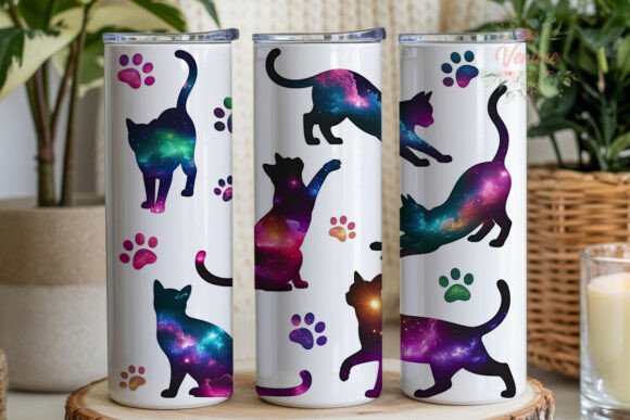 Cats 20oz tumbler Sublimation Print - Wraps and Blanks