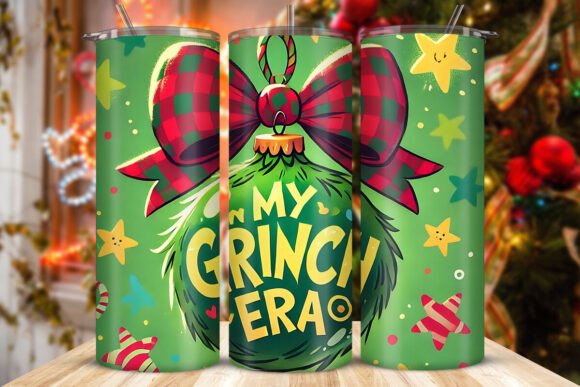 In my Grinch Era 20 oz tumbler sublimation print