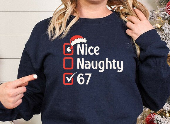 Nice Naughty 6 7 DTF print