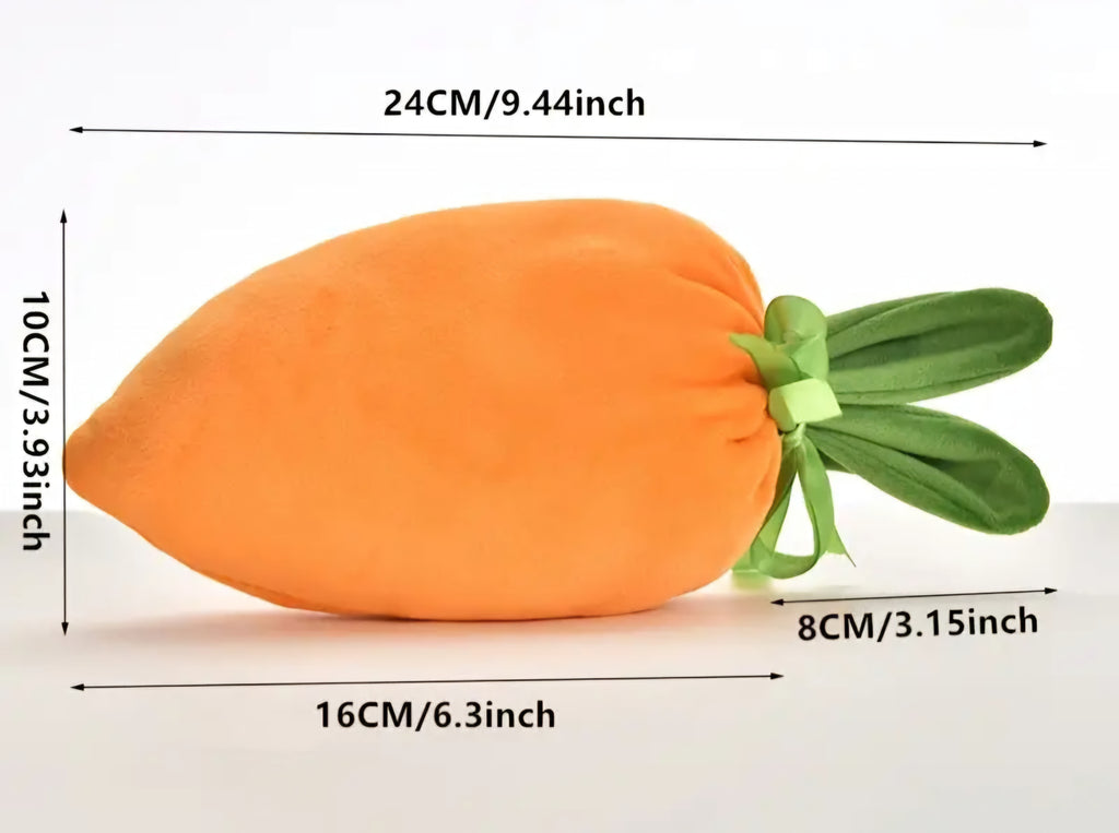 Carrot bag with bunny ears