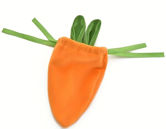 Carrot bag with bunny ears