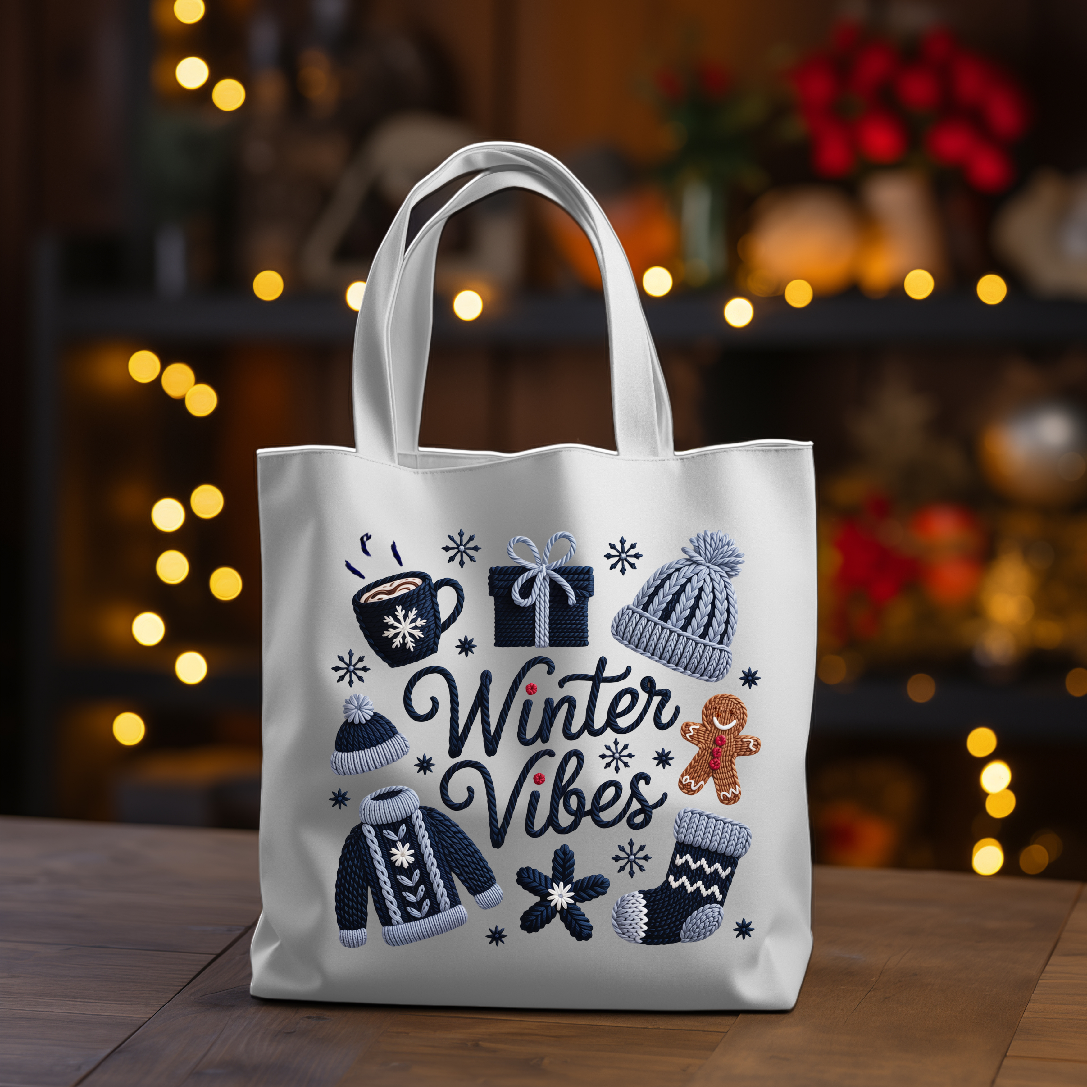 Sublimation sheet Faux yarn Winter vibes