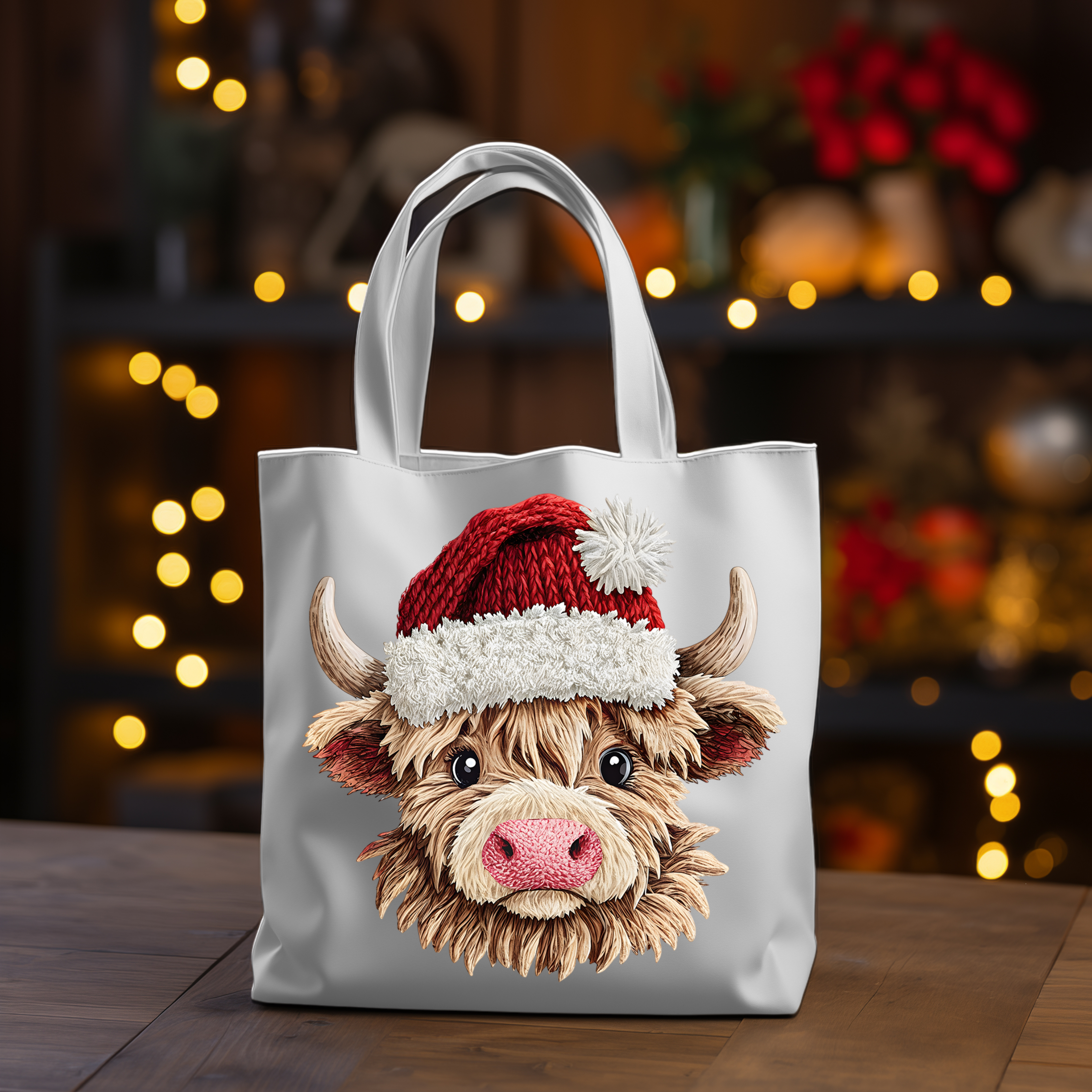 Sublimation sheet Faux yarn Highland Cow