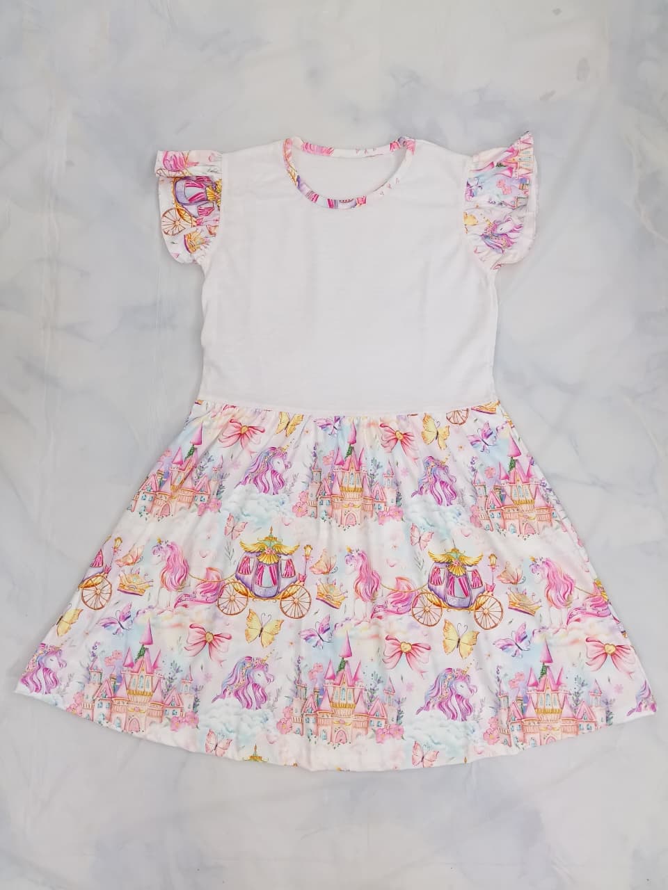 Sublimation Princess Unicorn Dress - Wraps and Blanks