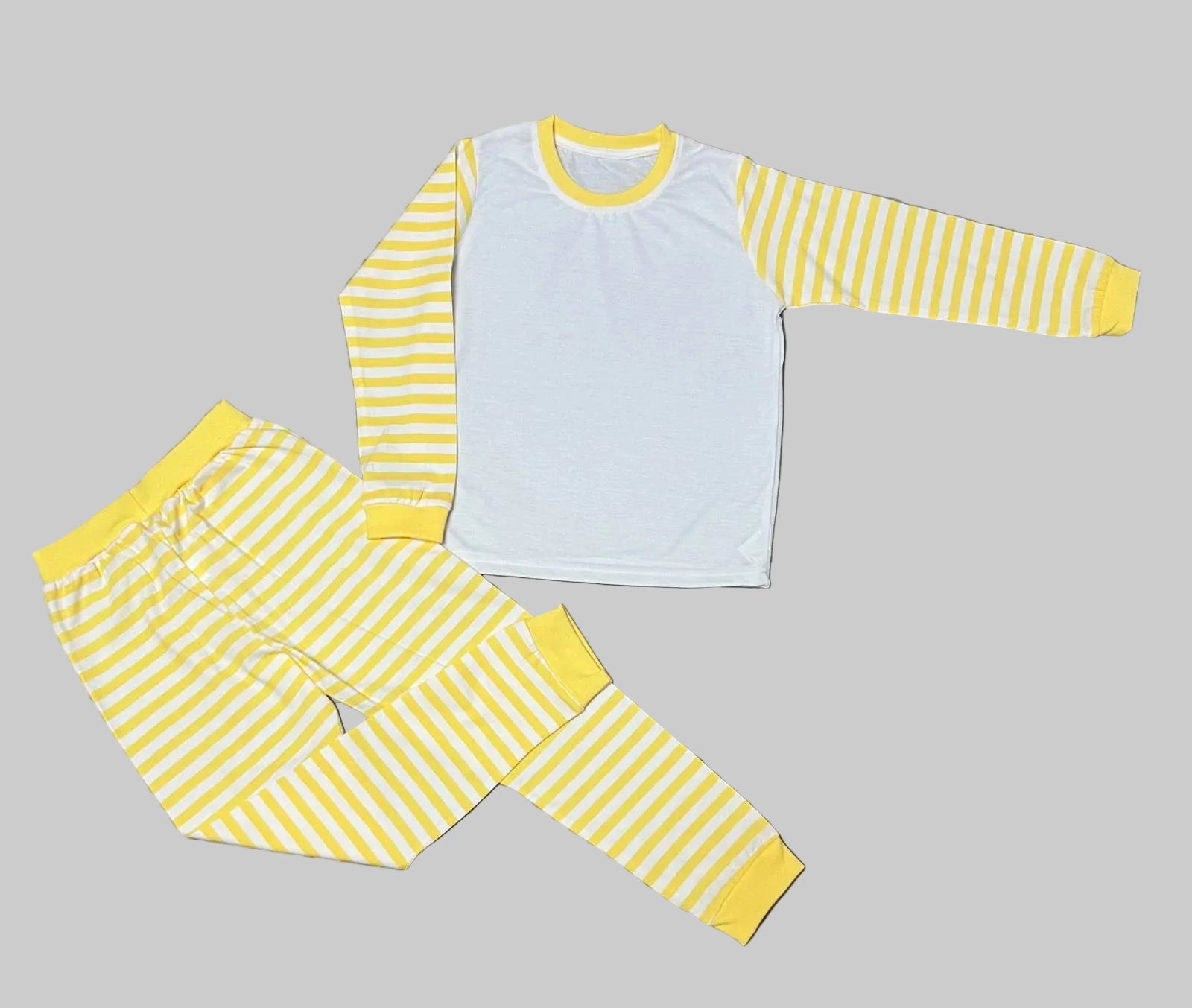 Yellow Stripes Kids Pyjamas