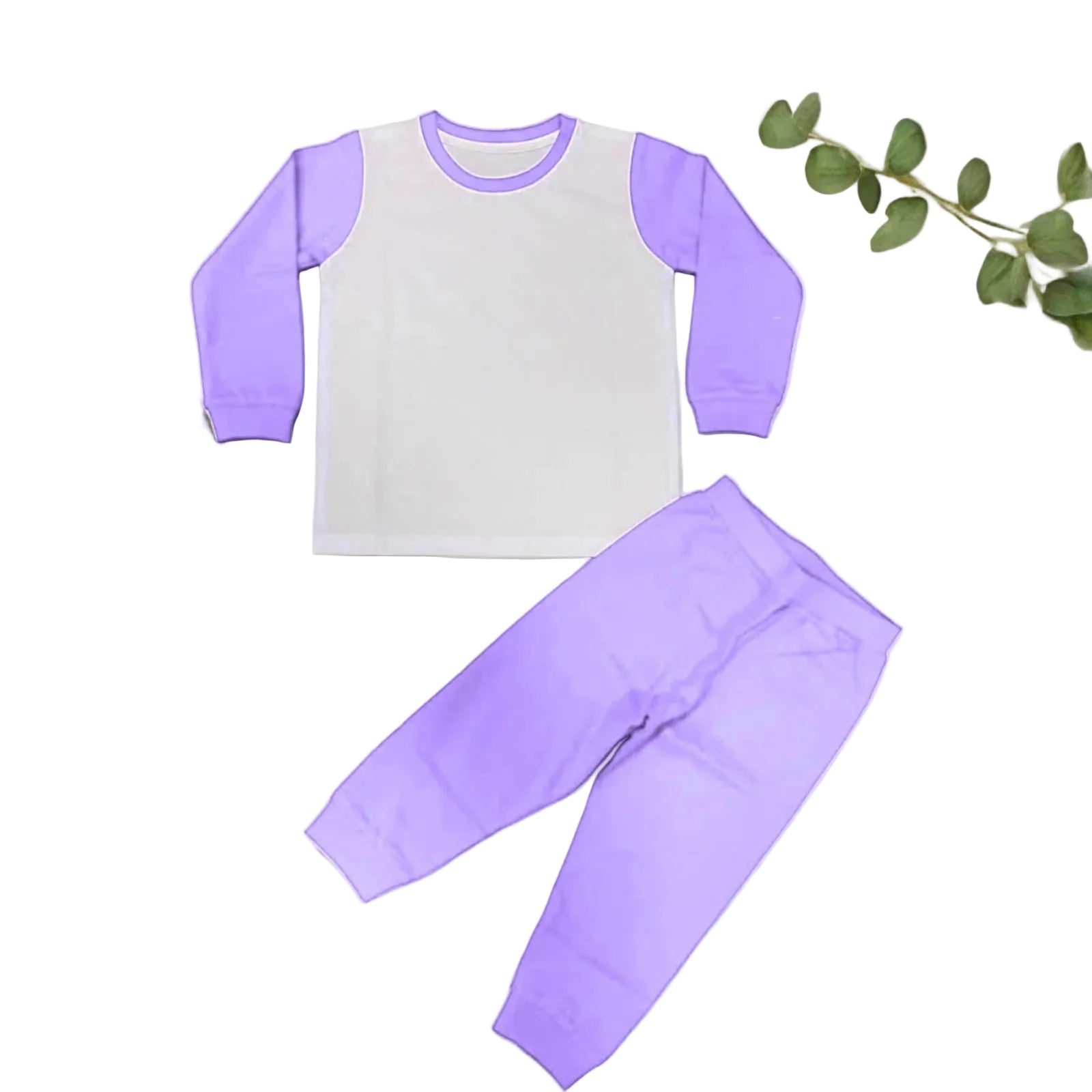 Lilac Block Kids Pyjamas