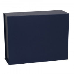 Deep Navy magnetic box – Wraps and Blanks