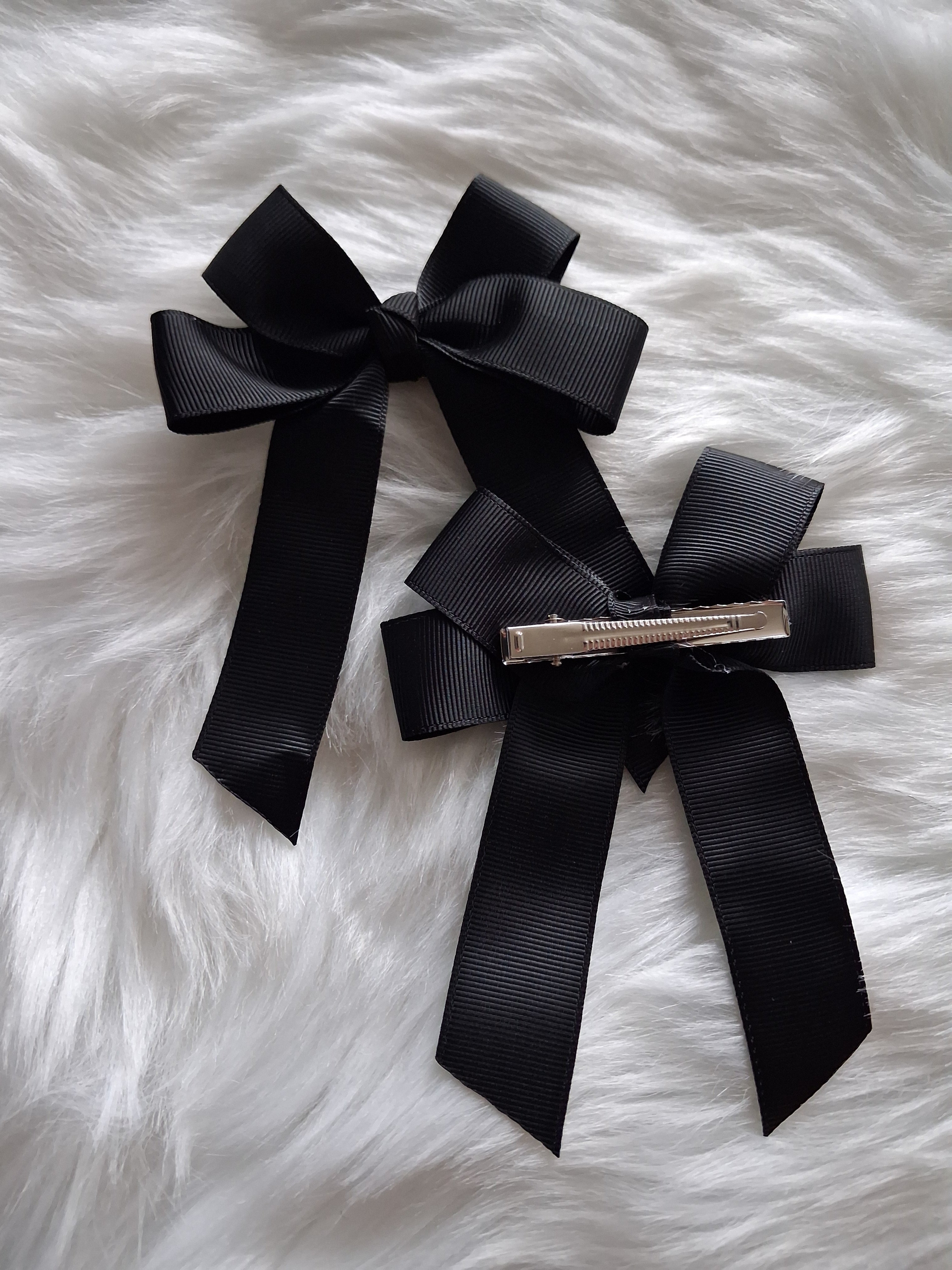 Long tails grosgrain hairbow