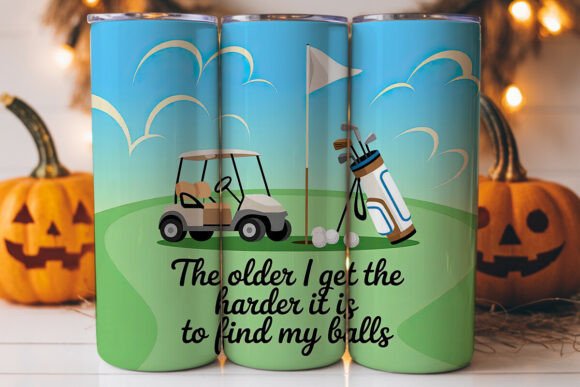 Golf funny 20 oz sublimation print - Wraps and Blanks