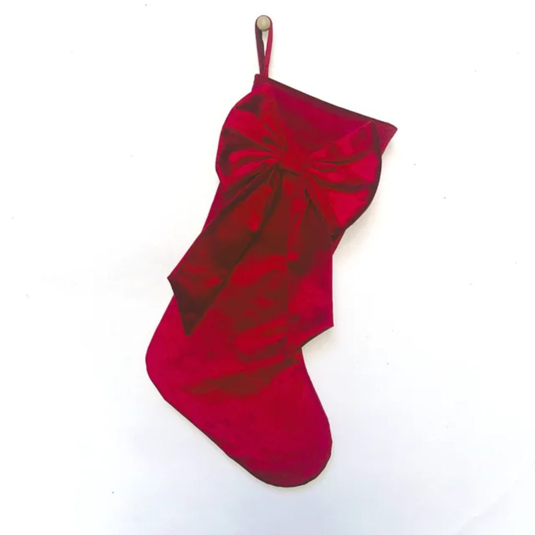 Velvet Christmas stockings