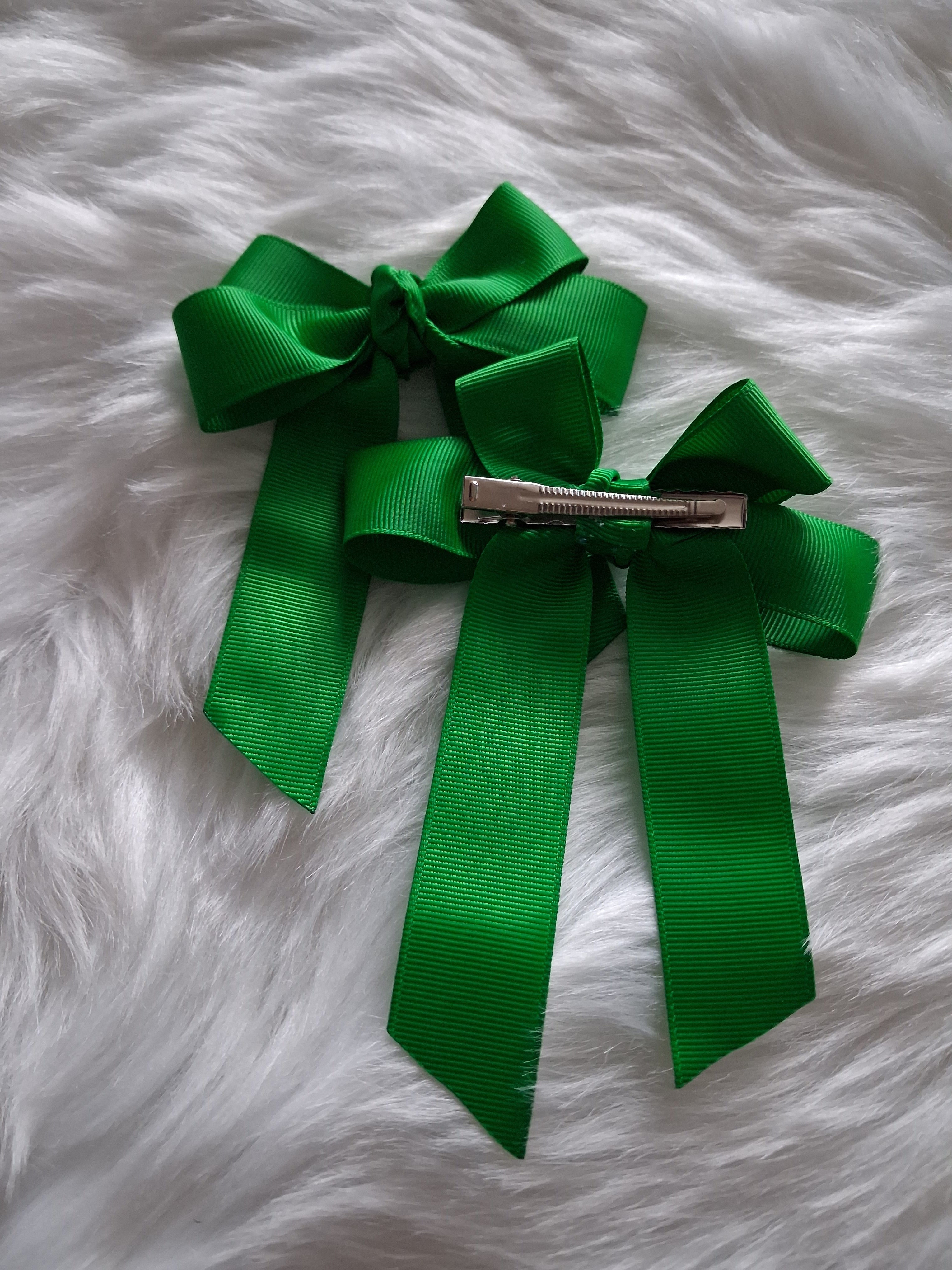 Long tails grosgrain hairbow