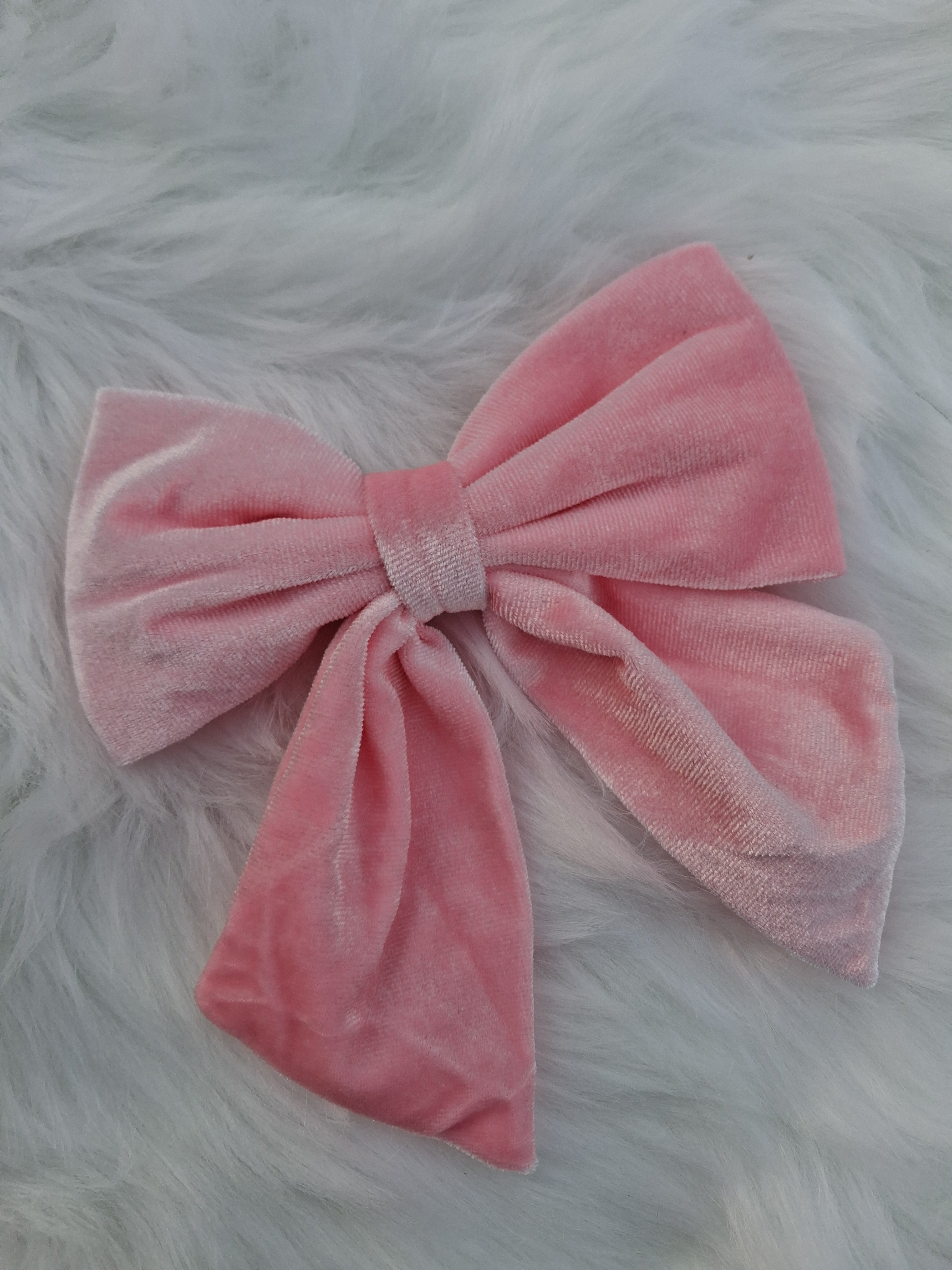 Velvet Hair Bows - Wraps and Blanks
