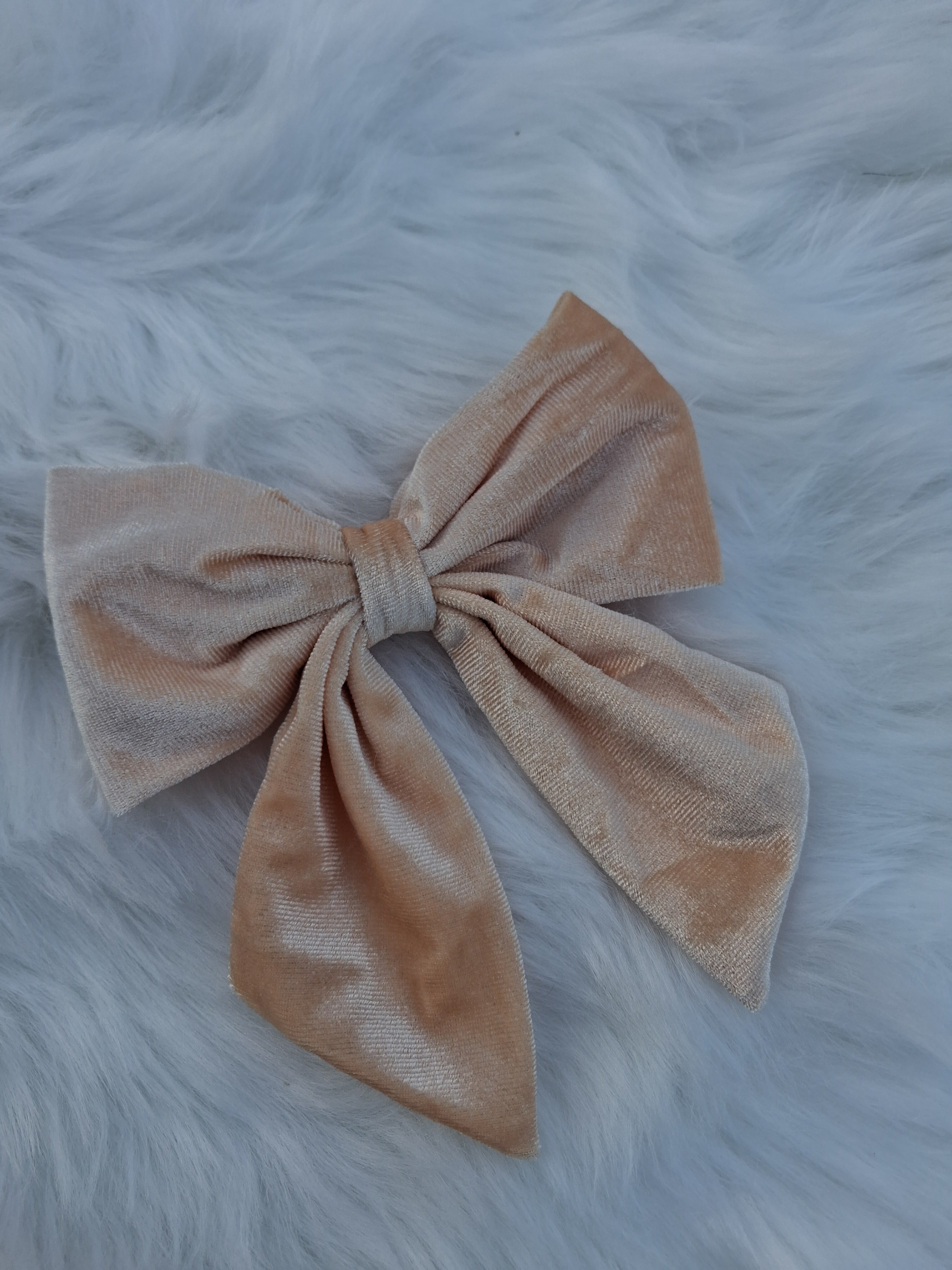 Velvet Hair Bows - Wraps and Blanks