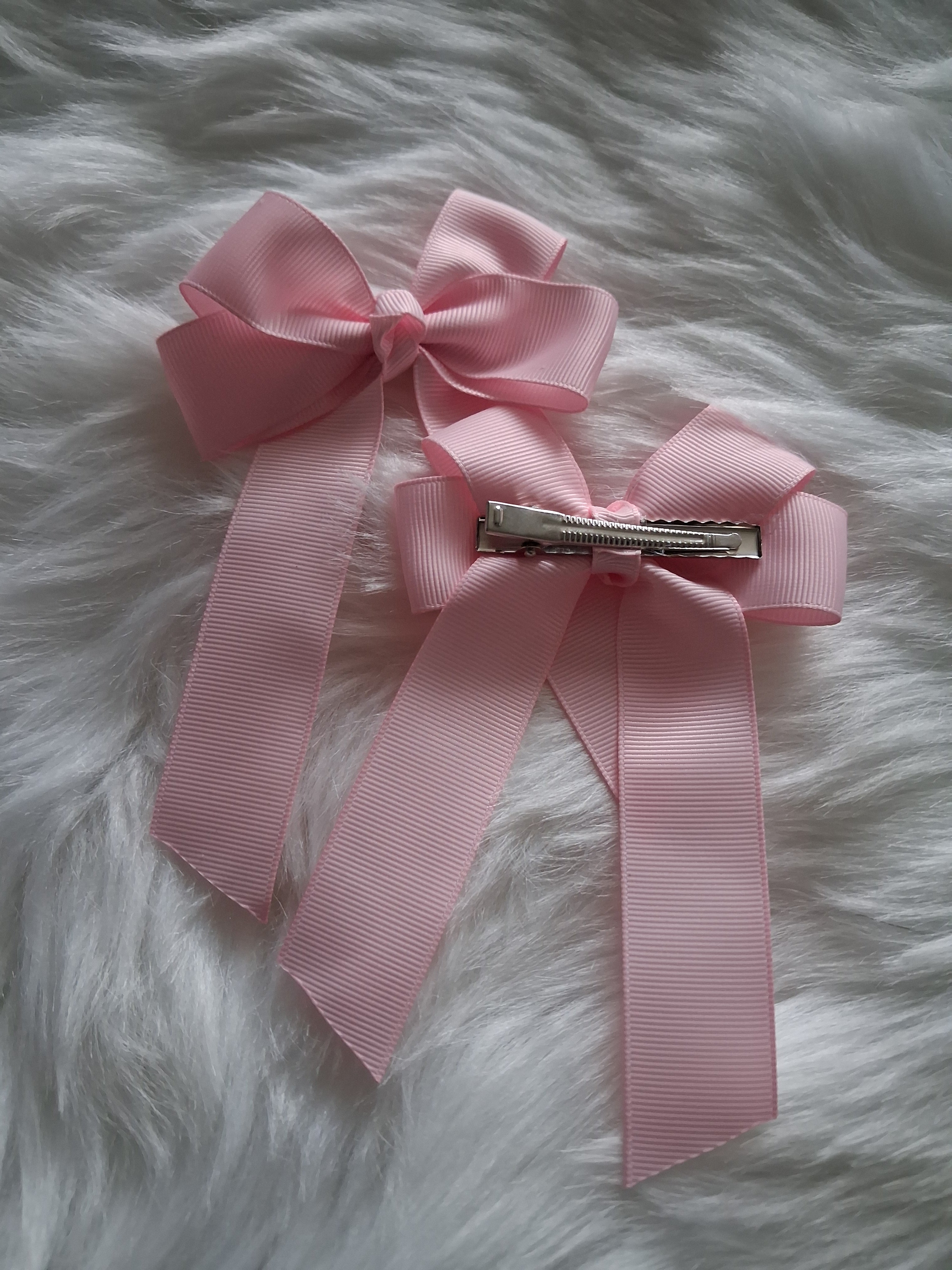 Long tails grosgrain hairbow