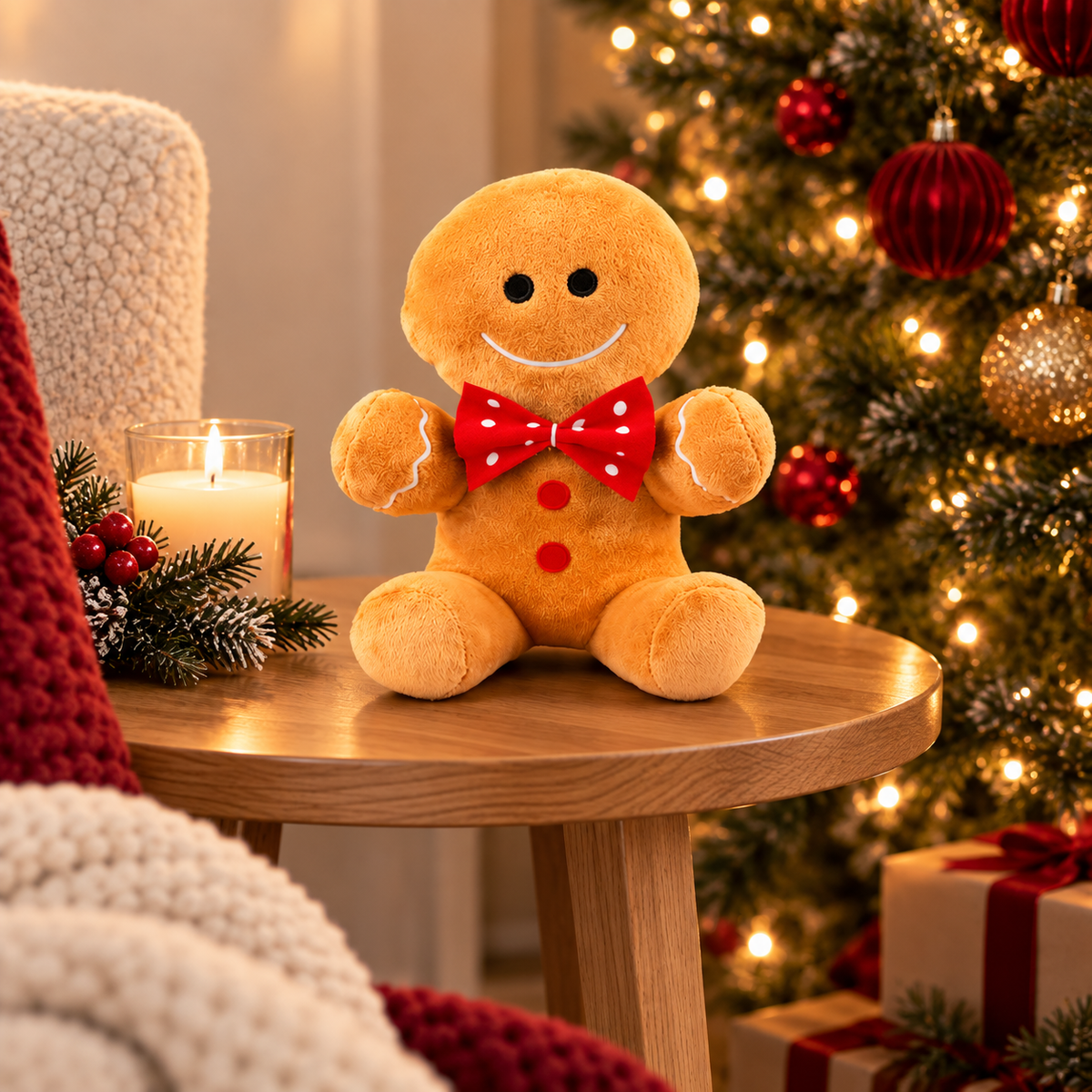 Large gingerbread plush