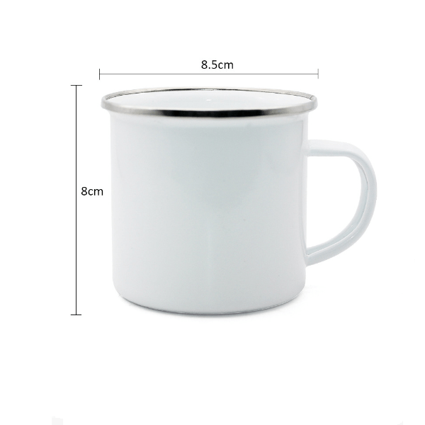12oz enamel sublimation mug