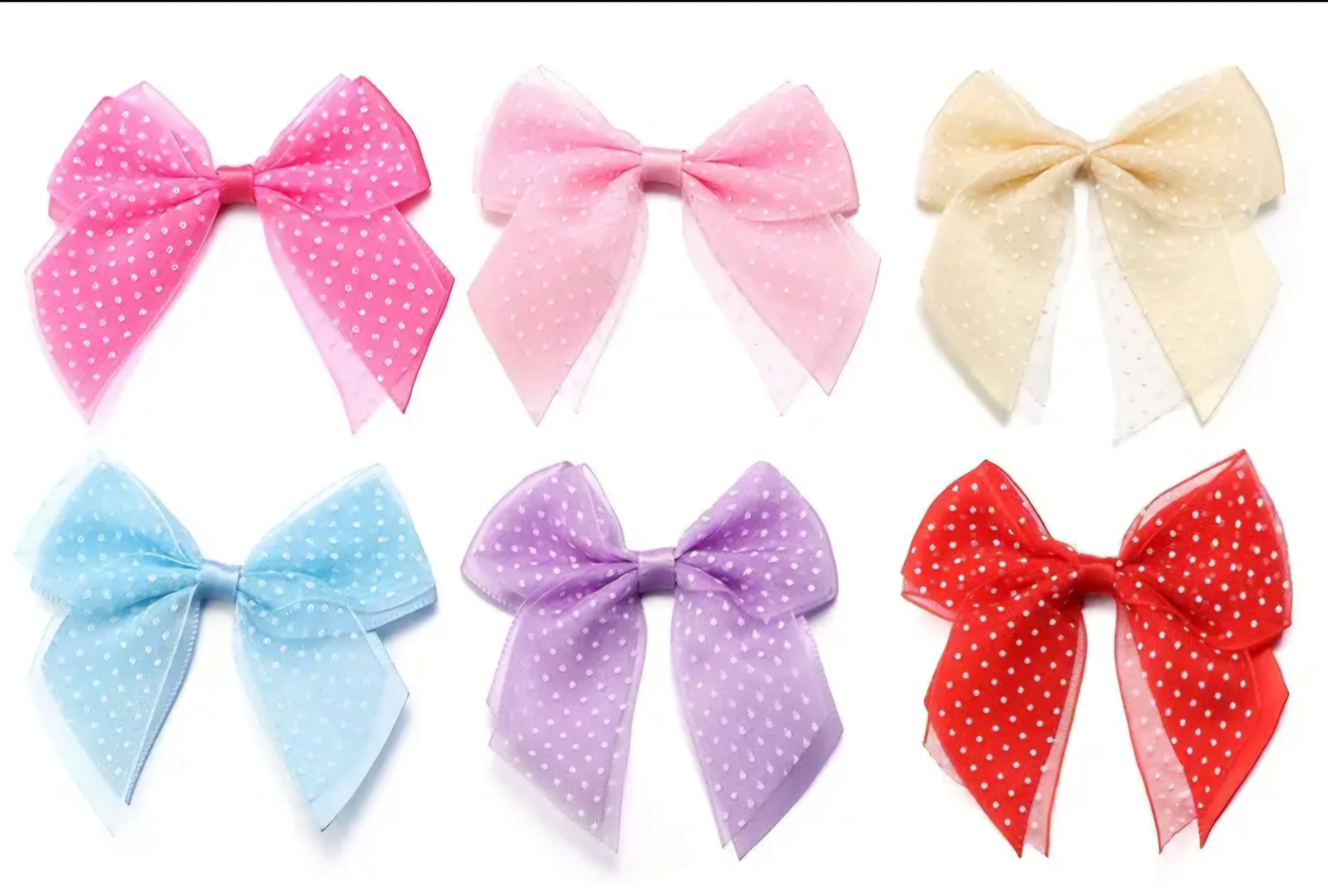 Polka dot bows