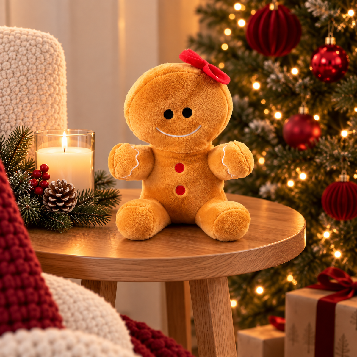 Medium gingerbread plush