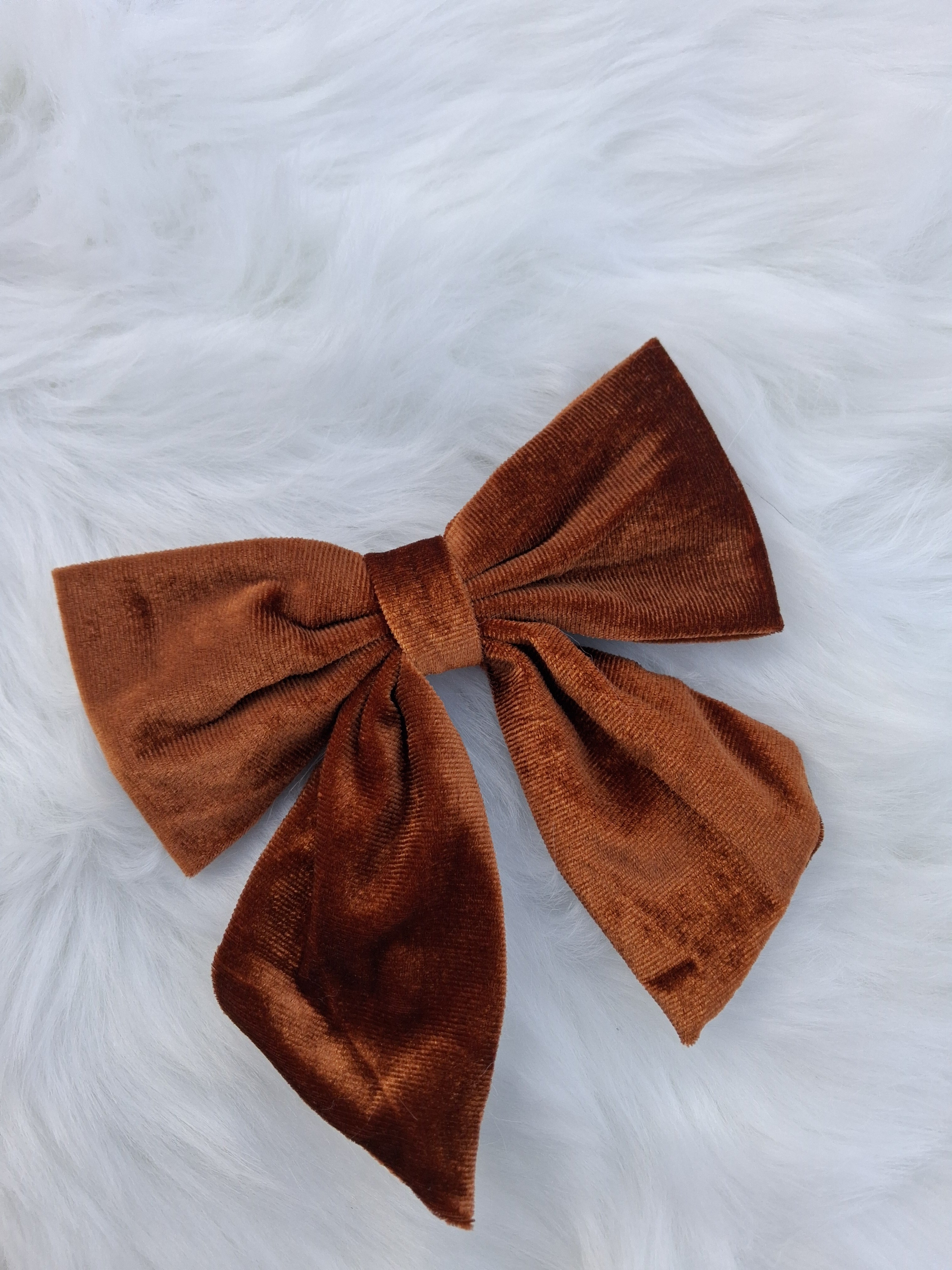 Velvet Hair Bows - Wraps and Blanks
