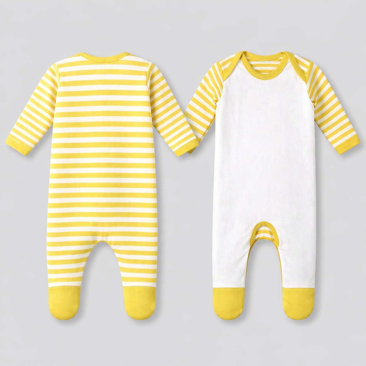 Yellow stripe sublimation rompers - Wraps and Blanks