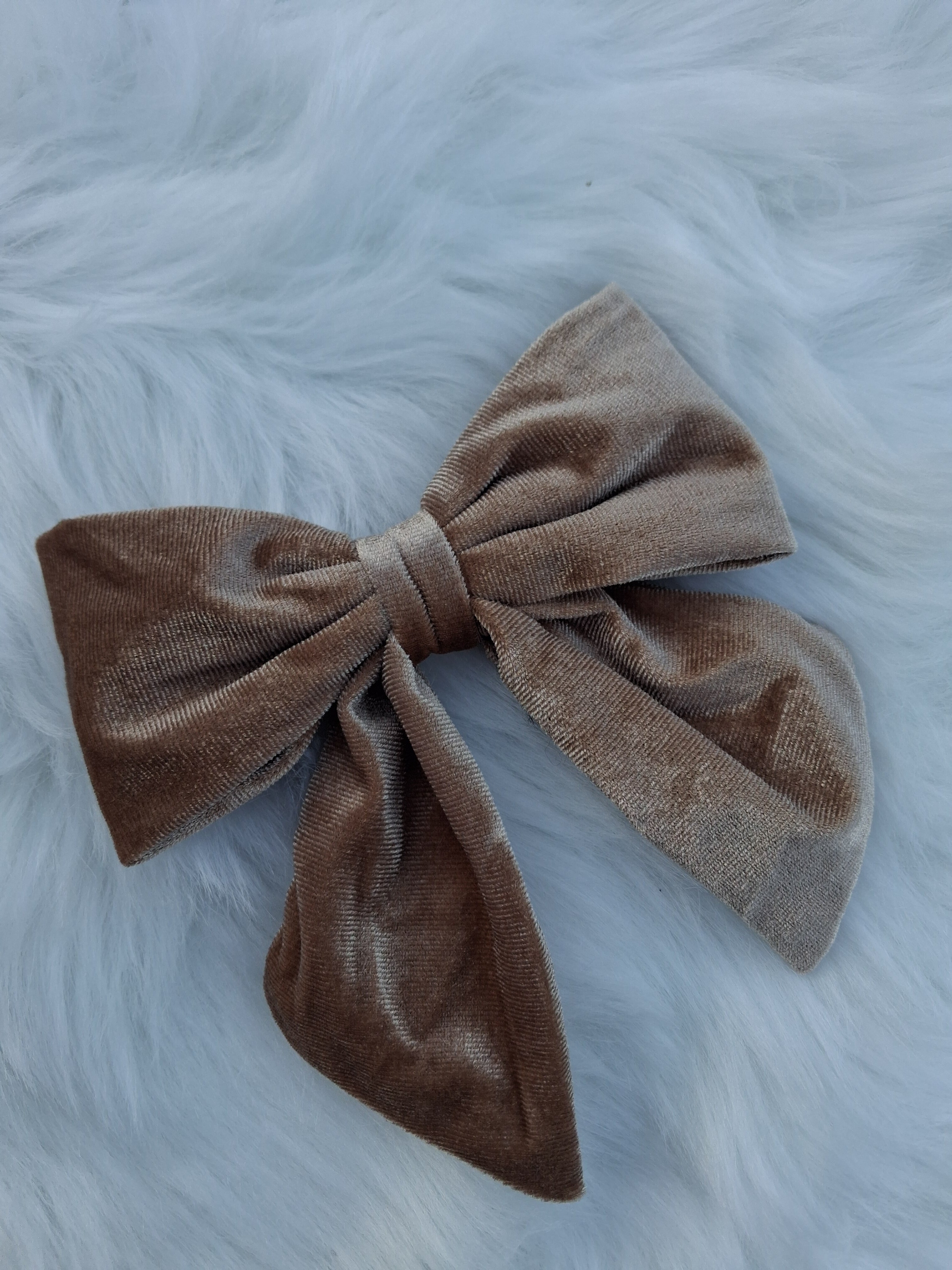 Velvet Hair Bows - Wraps and Blanks