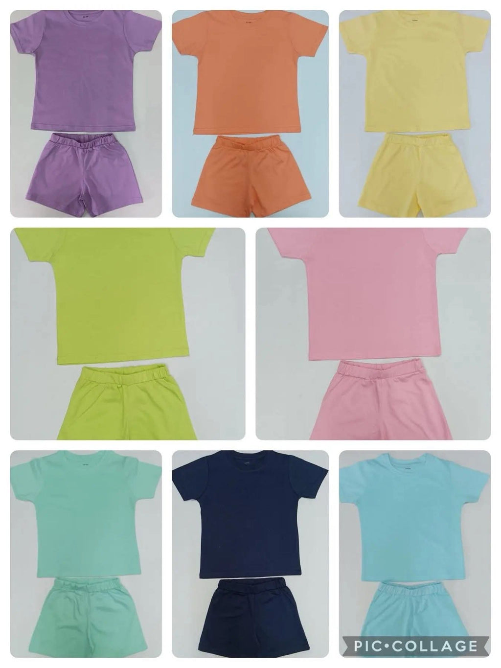 100% cotton shorts sets - Wraps and Blanks