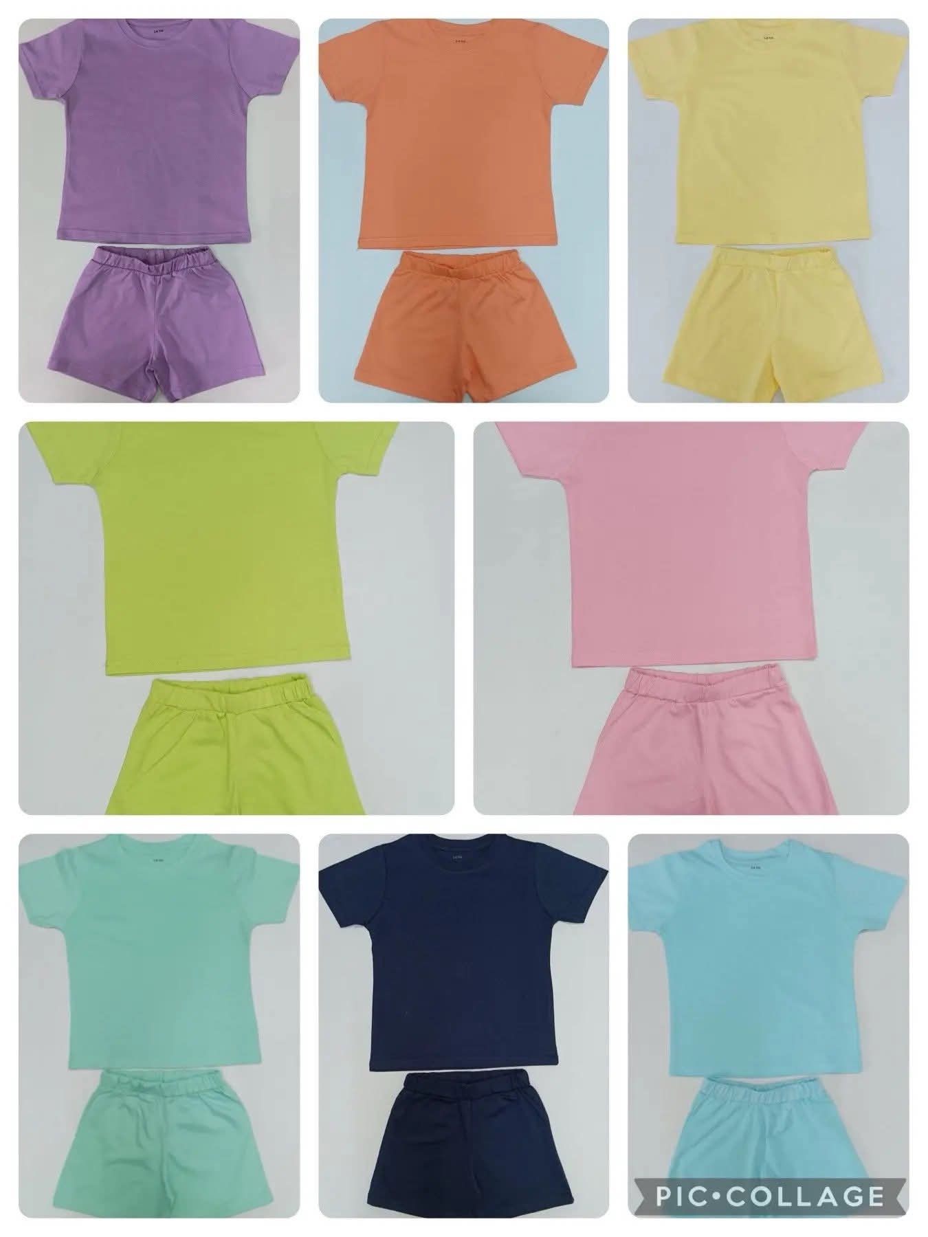 100% cotton shorts sets - Wraps and Blanks