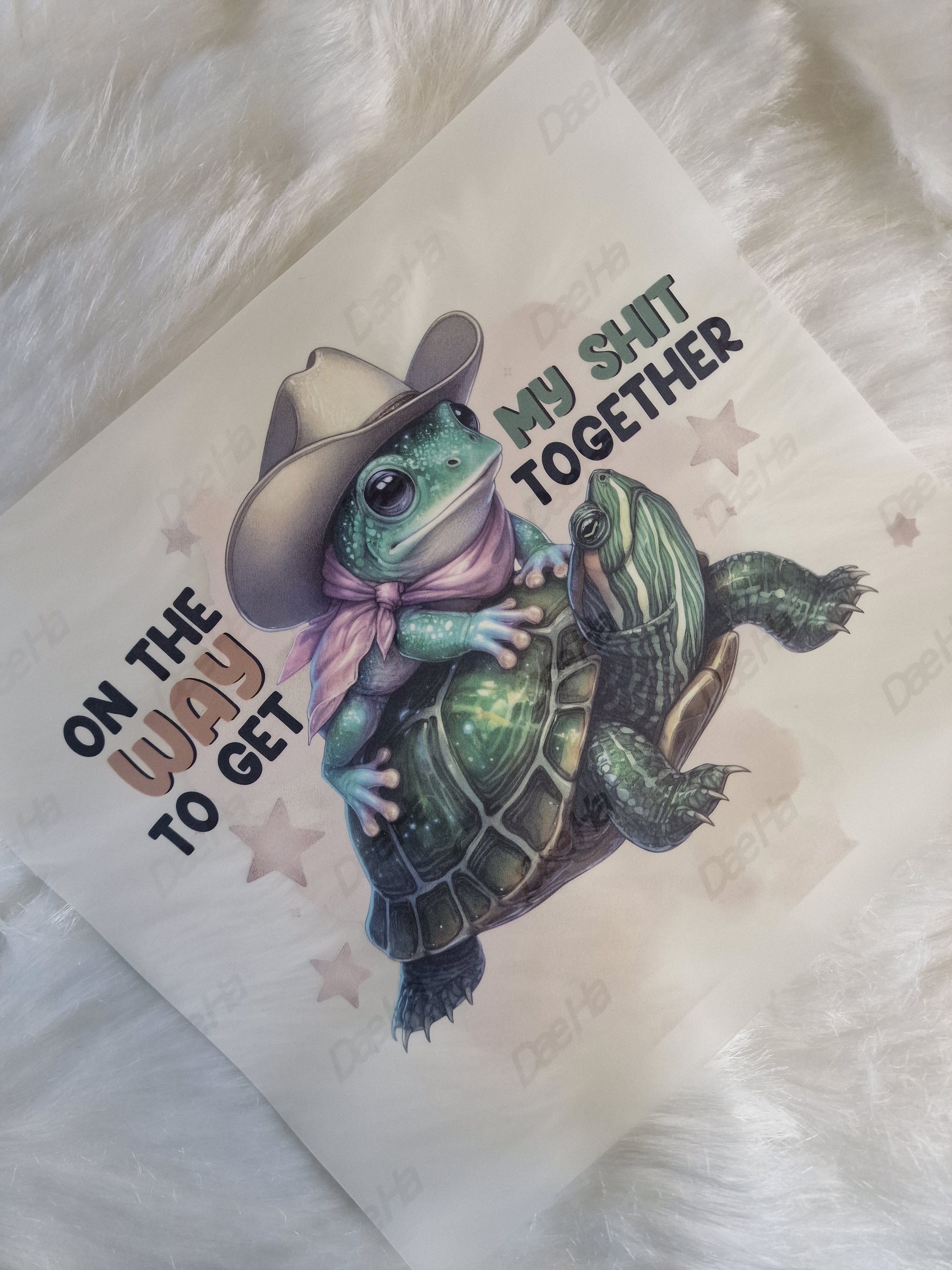 On my way 20cm DTF print - Wraps and Blanks