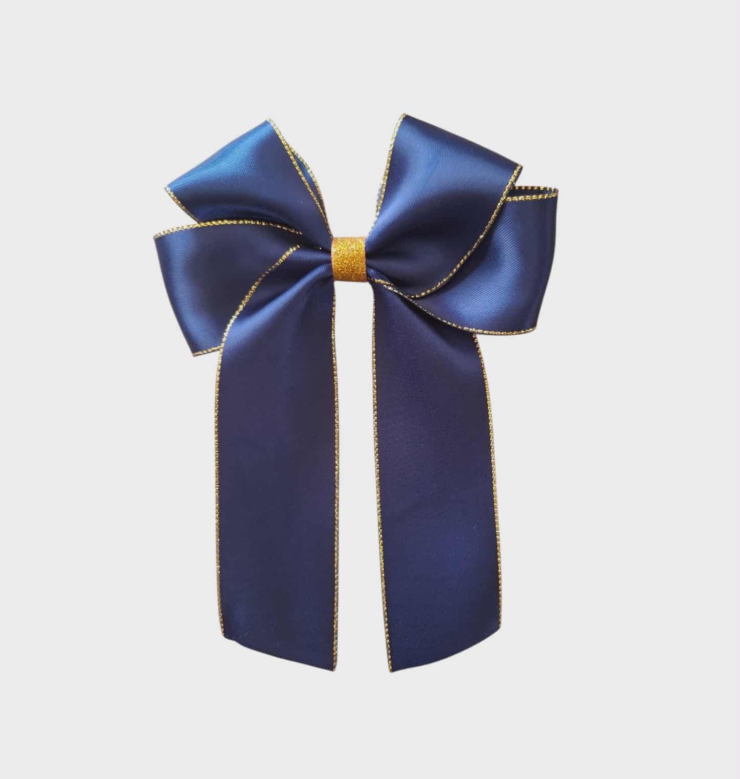 5" glitter satin hairbows