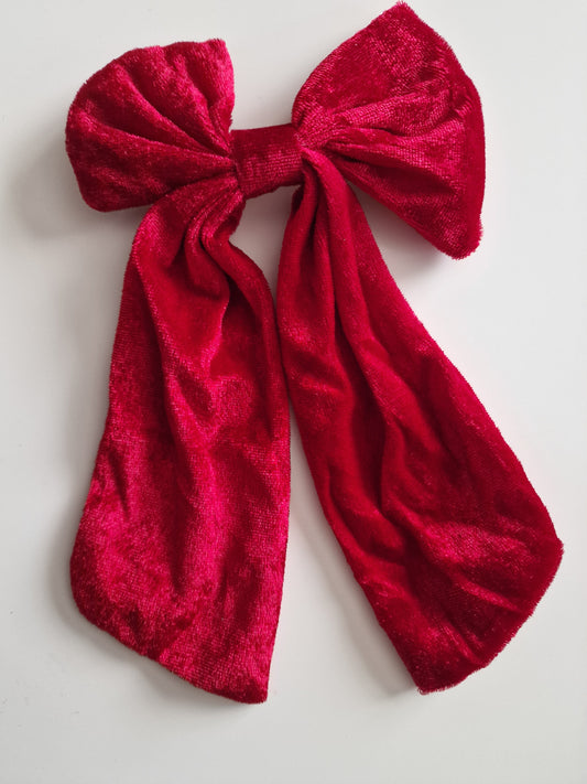 XL Velvet Bow