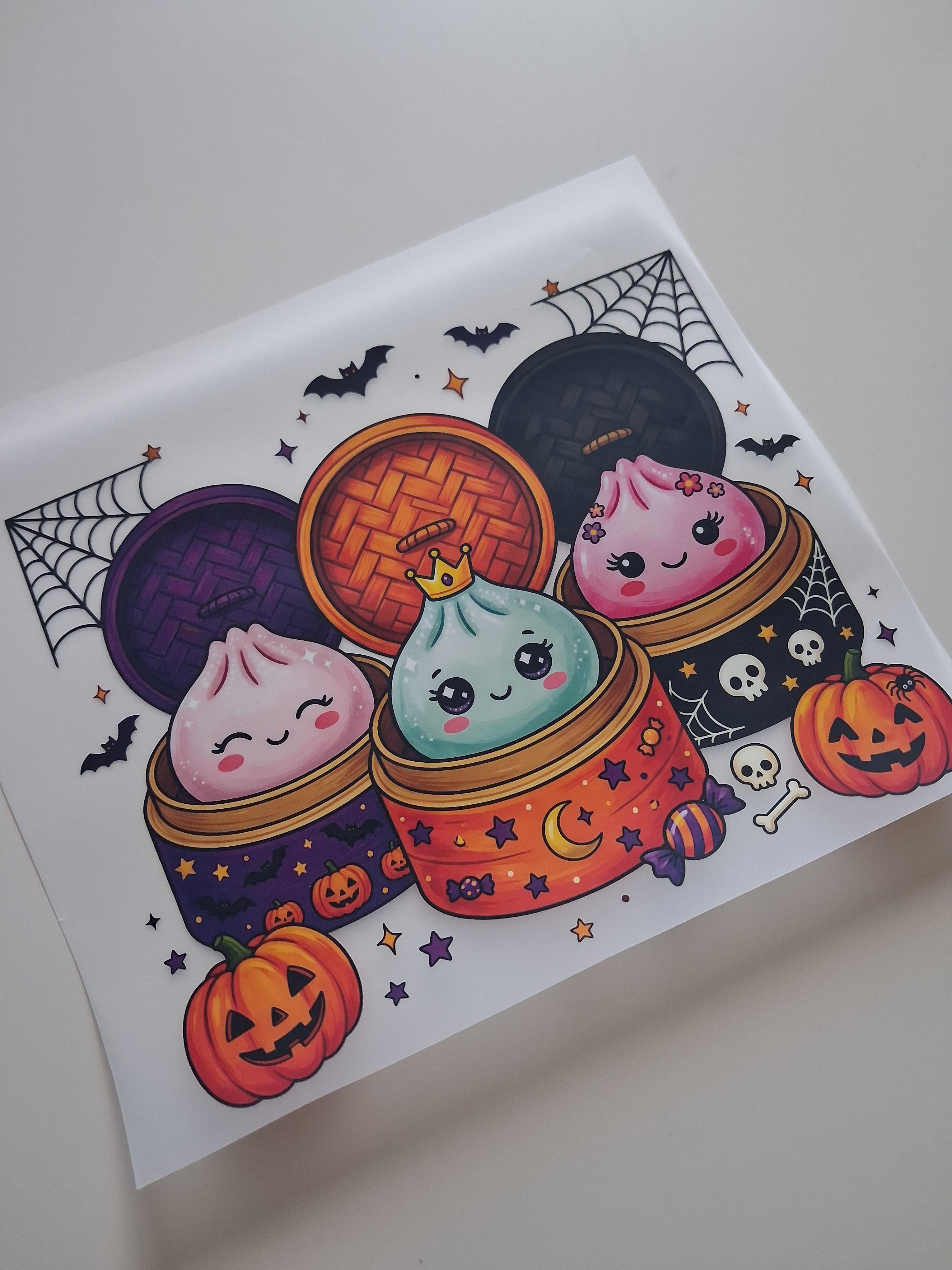Spooky dumplings 20cm DTF print