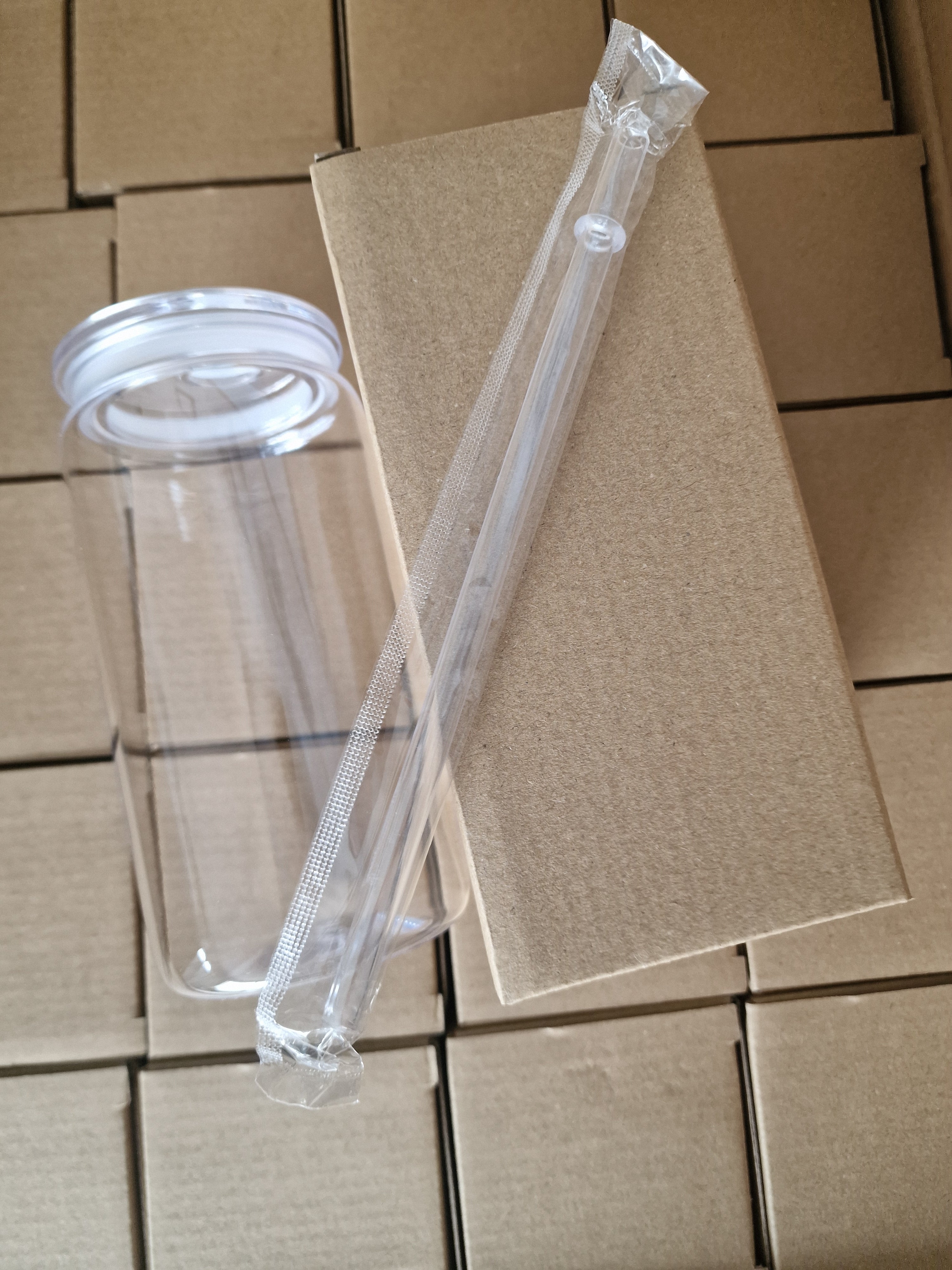 16oz acrylic libbey shape can