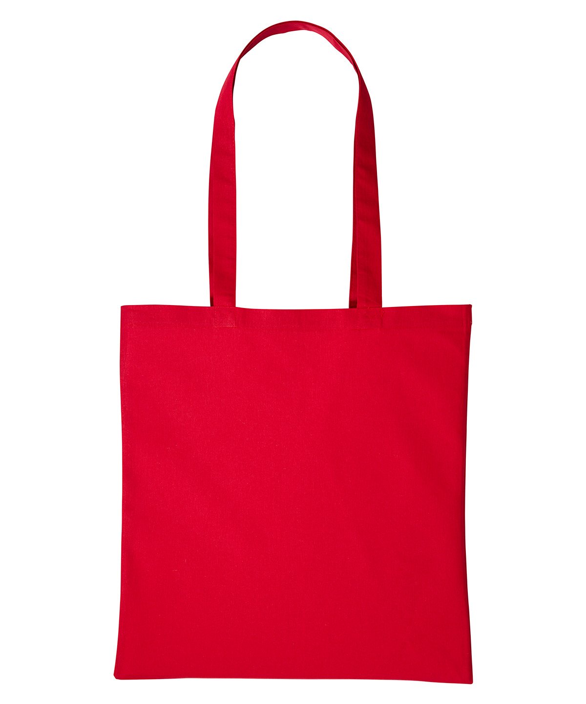 Cotton shopper bag with long handles