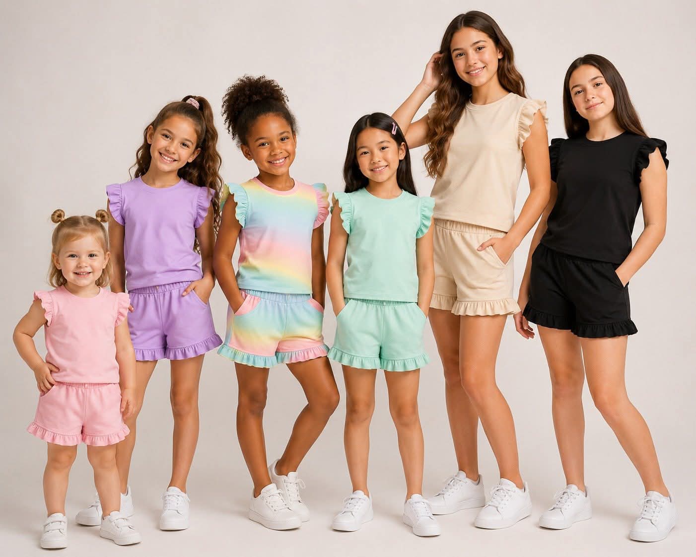 Frills Kids Shorts sets