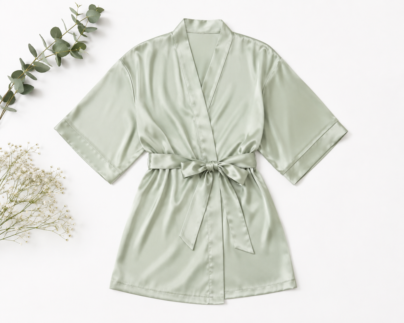 Adults Satin Sage gown