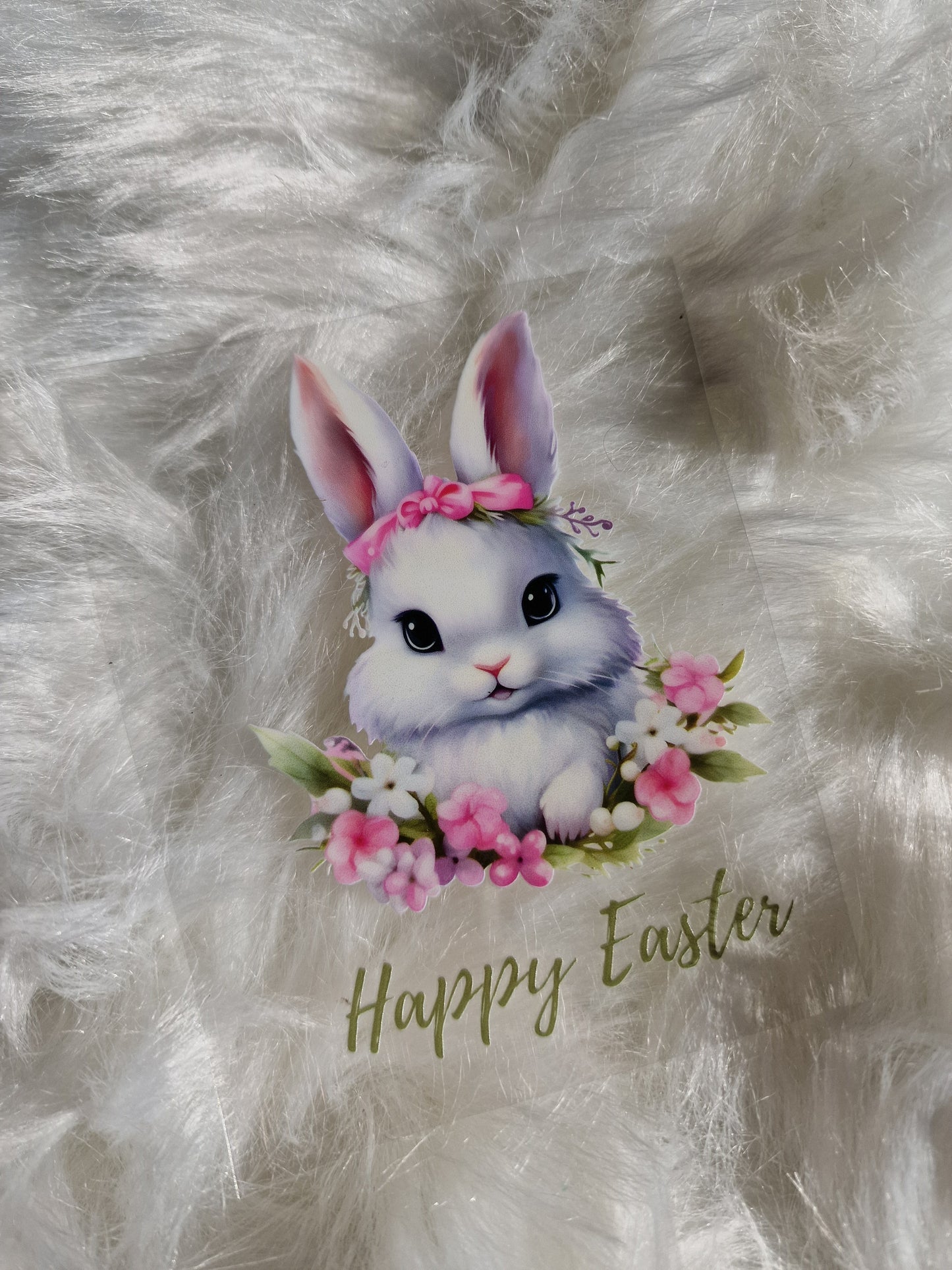 Happy Easter 3 UV DTF Decal 10cm