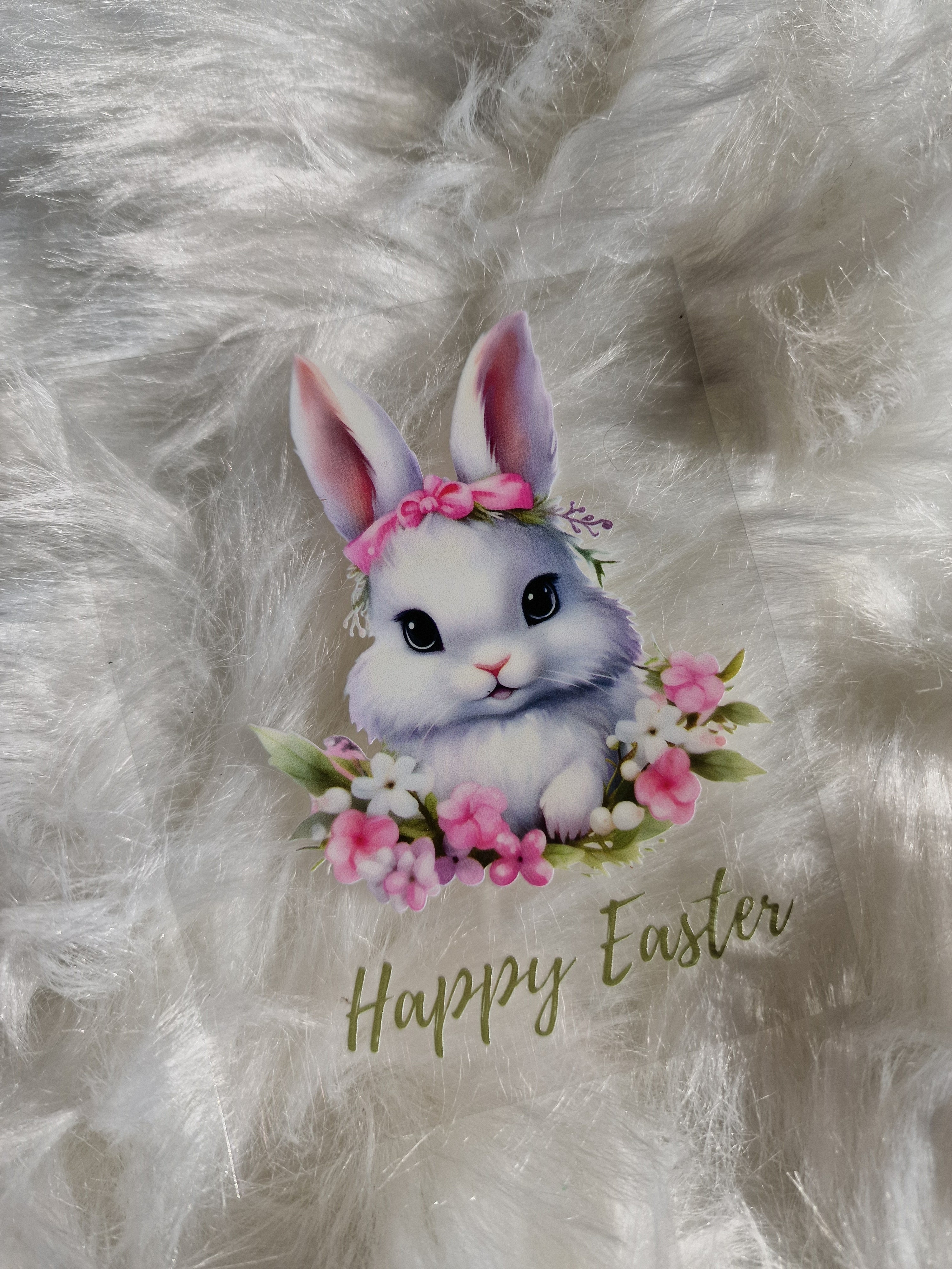 Happy Easter 3 UV DTF Decal 10cm