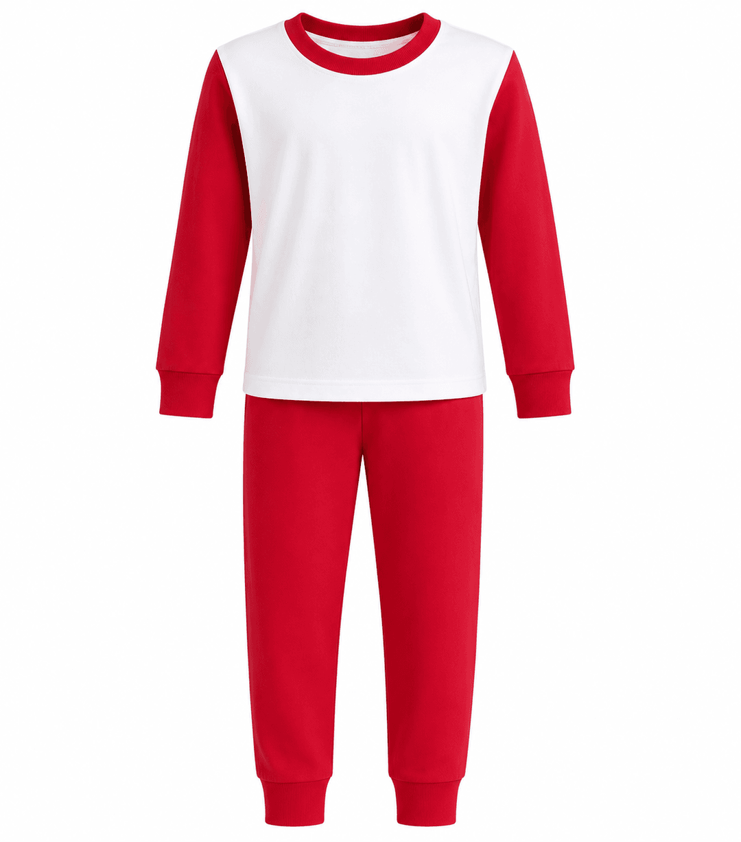 Adults Red Block sublimation pyjamas