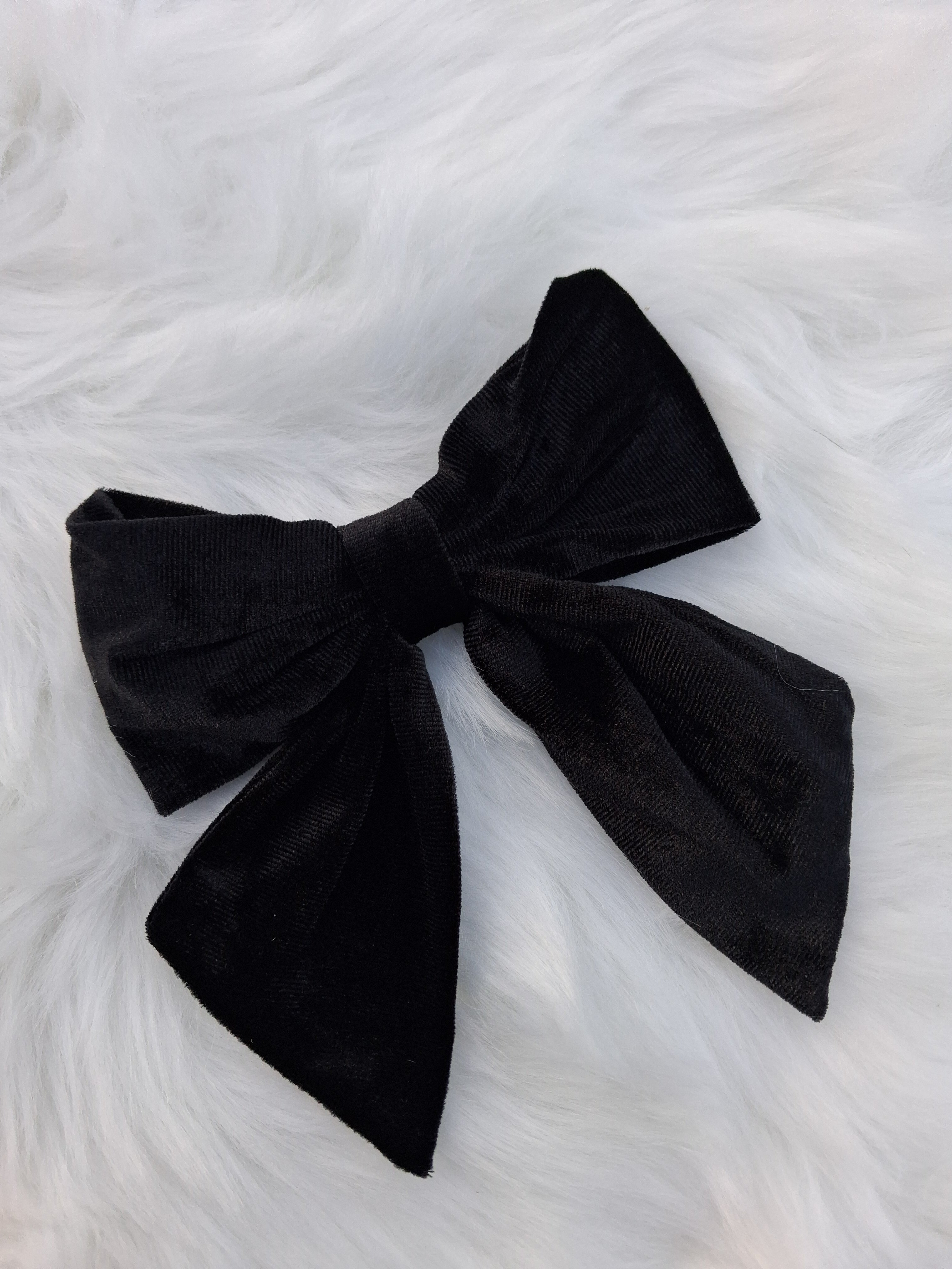 Velvet Hair Bows - Wraps and Blanks